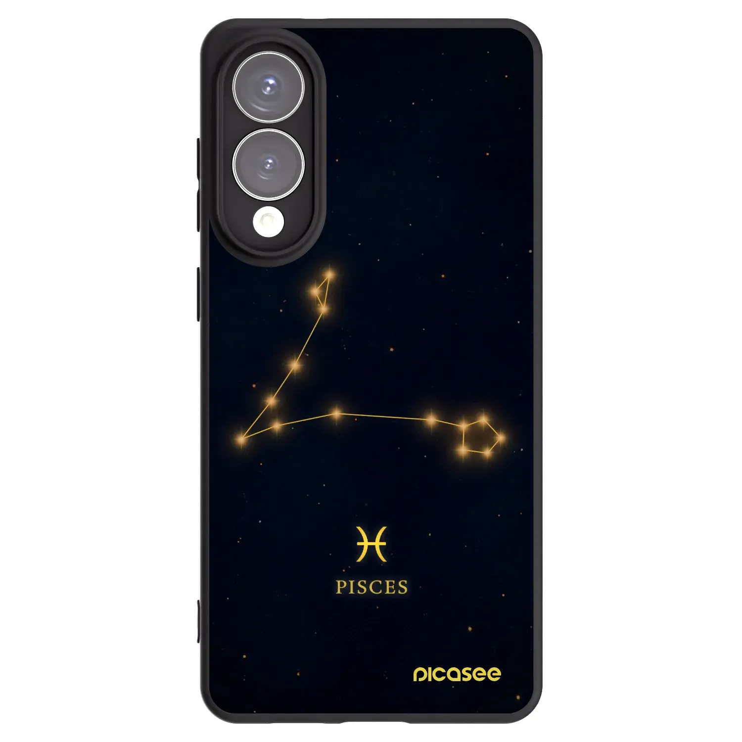 Silikonový černý obal pro Samsung Galaxy S25 Edge 5G - PISCES