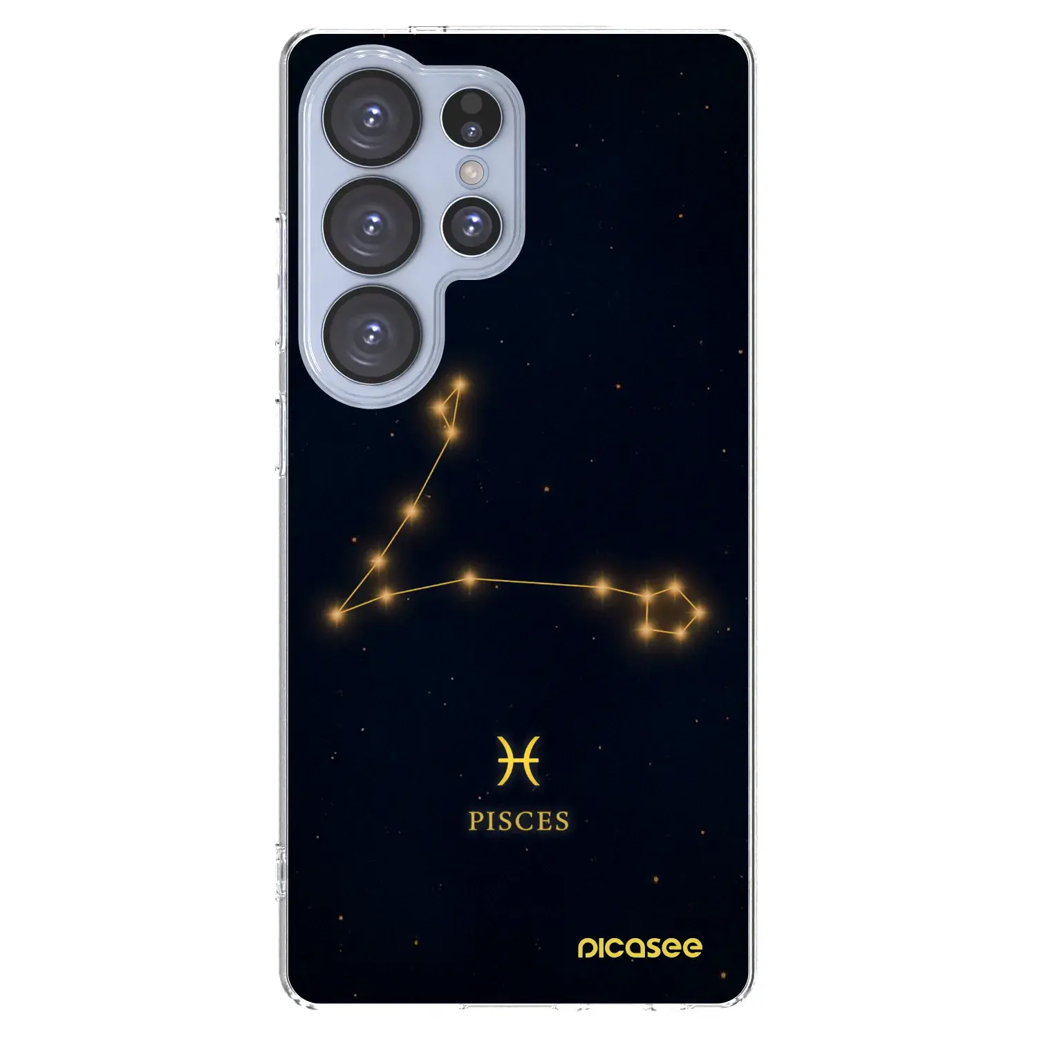 Silikonový průhledný obal pro Samsung Galaxy S25 Ultra 5G - PISCES