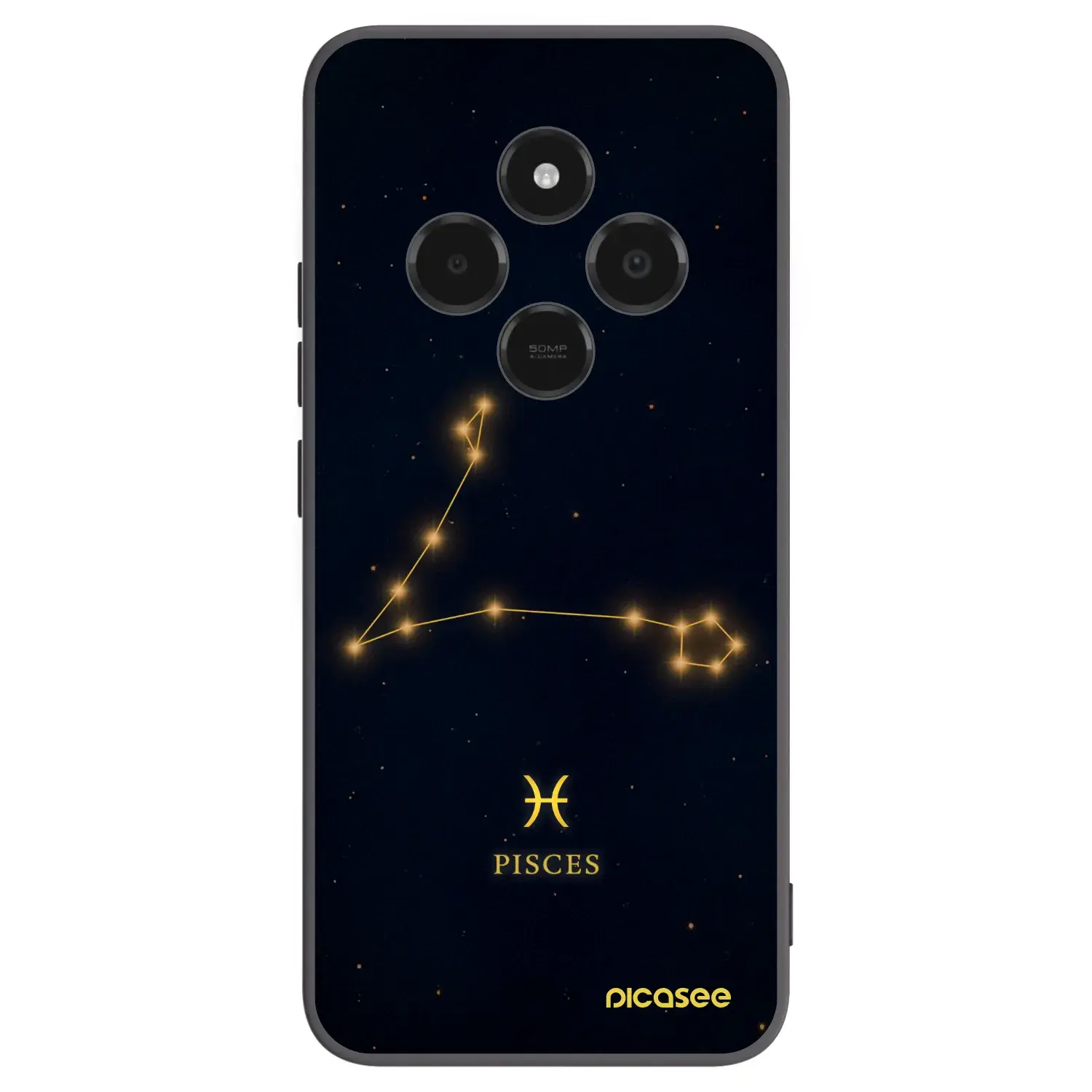 Silikonový černý obal pro Xiaomi Poco C75 - PISCES