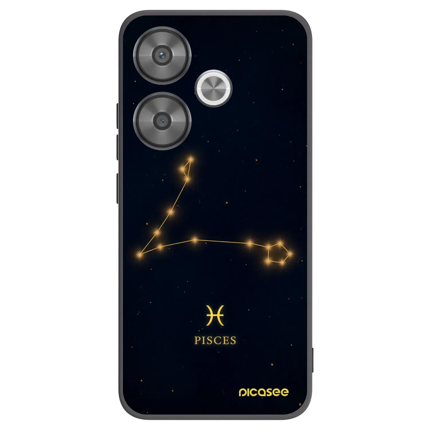 Silikonový černý obal pro Xiaomi Poco F6 - PISCES