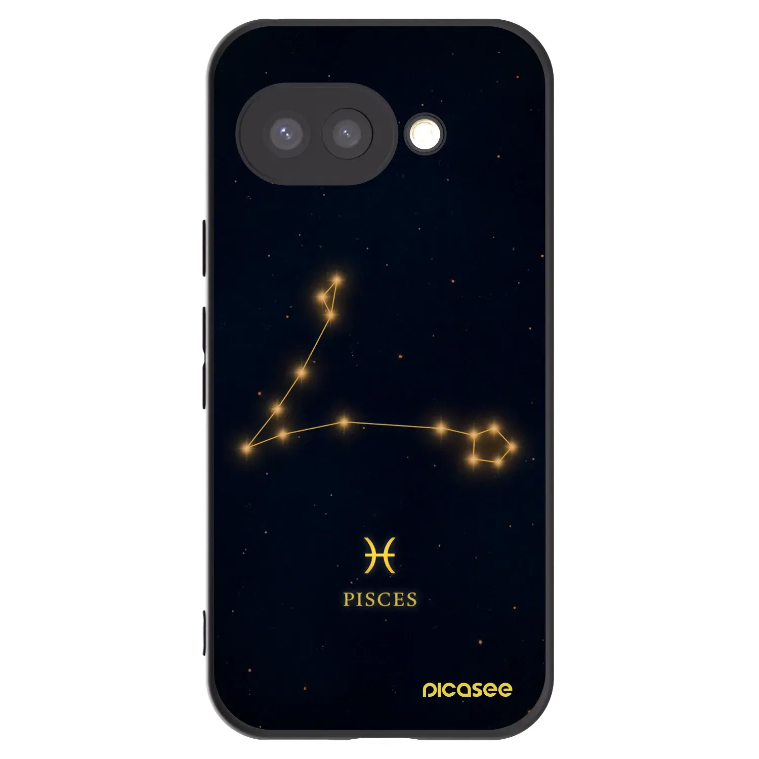 Silikonový černý obal pro Google Pixel 9a - PISCES
