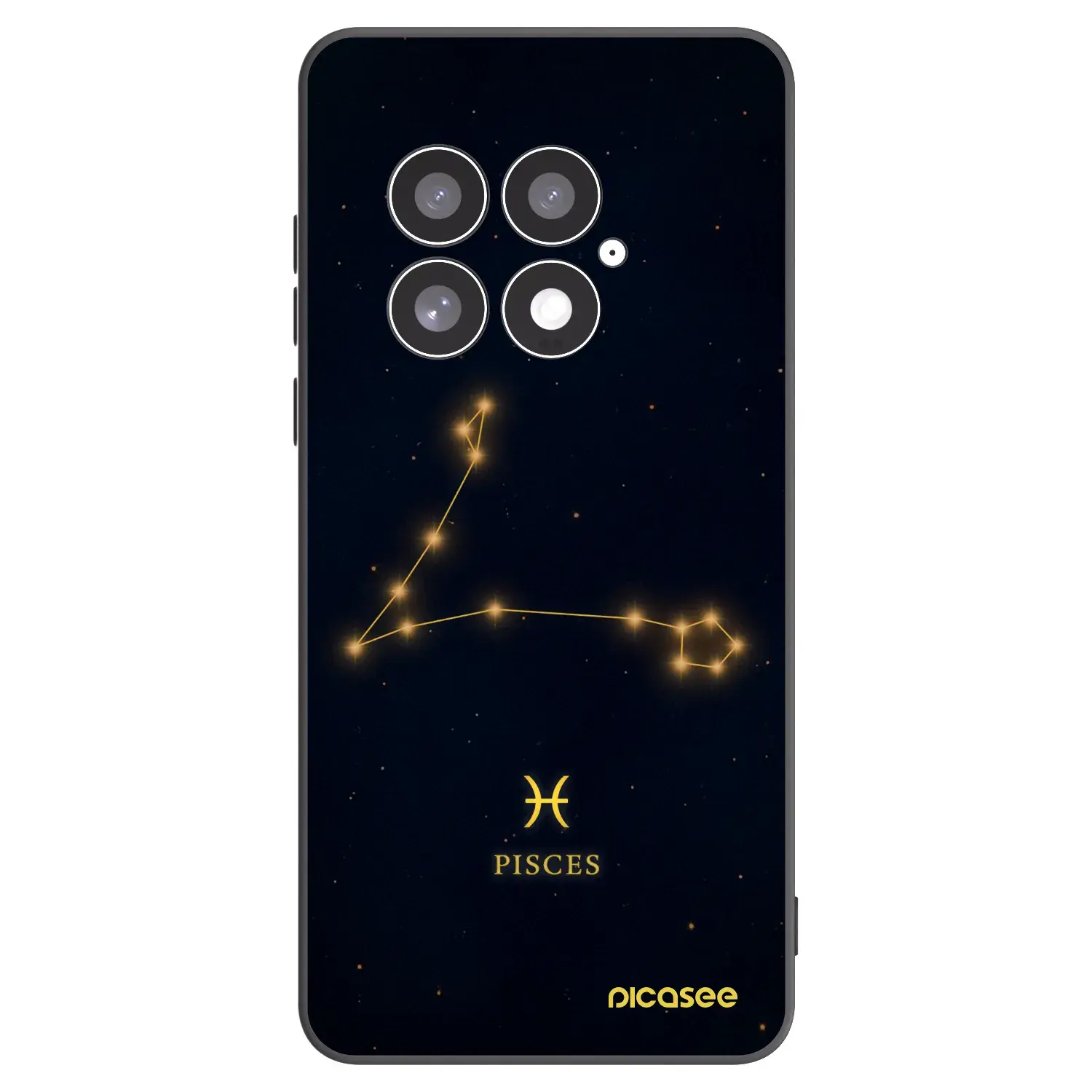 Silikonový černý obal pro OnePlus 13 5G - PISCES