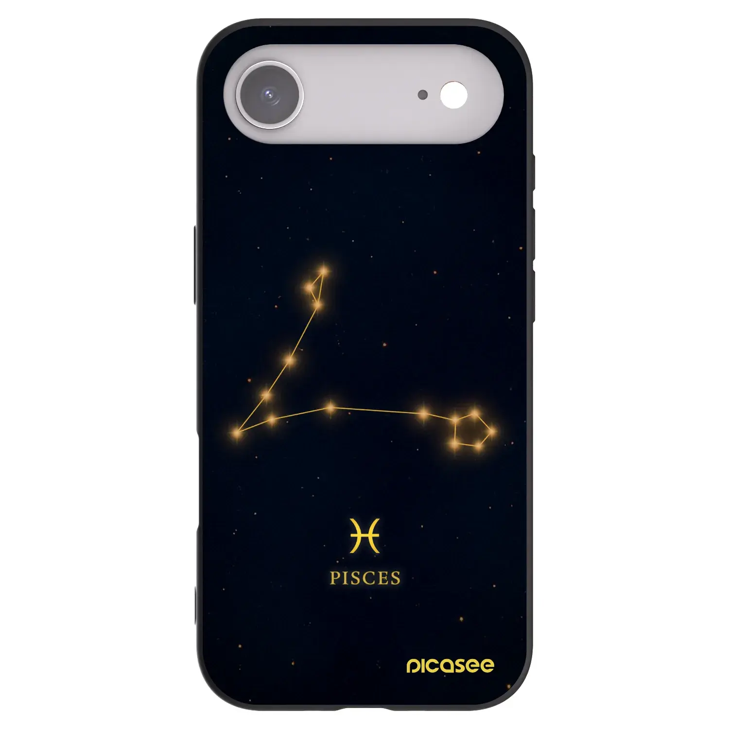 Silikonový černý obal pro Apple iPhone Air - PISCES