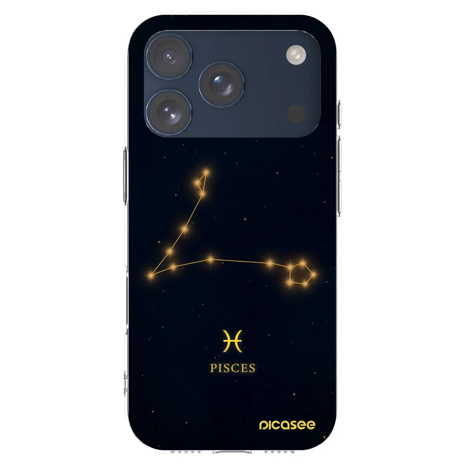 Silikonový průhledný obal pro Apple iPhone 17 Pro - PISCES