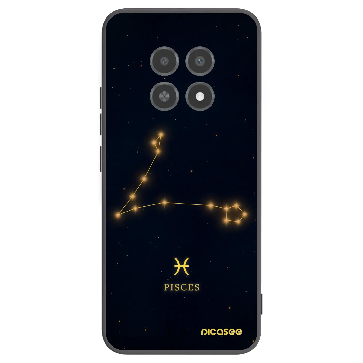 Silikonový černý obal pro Realme 12X - PISCES