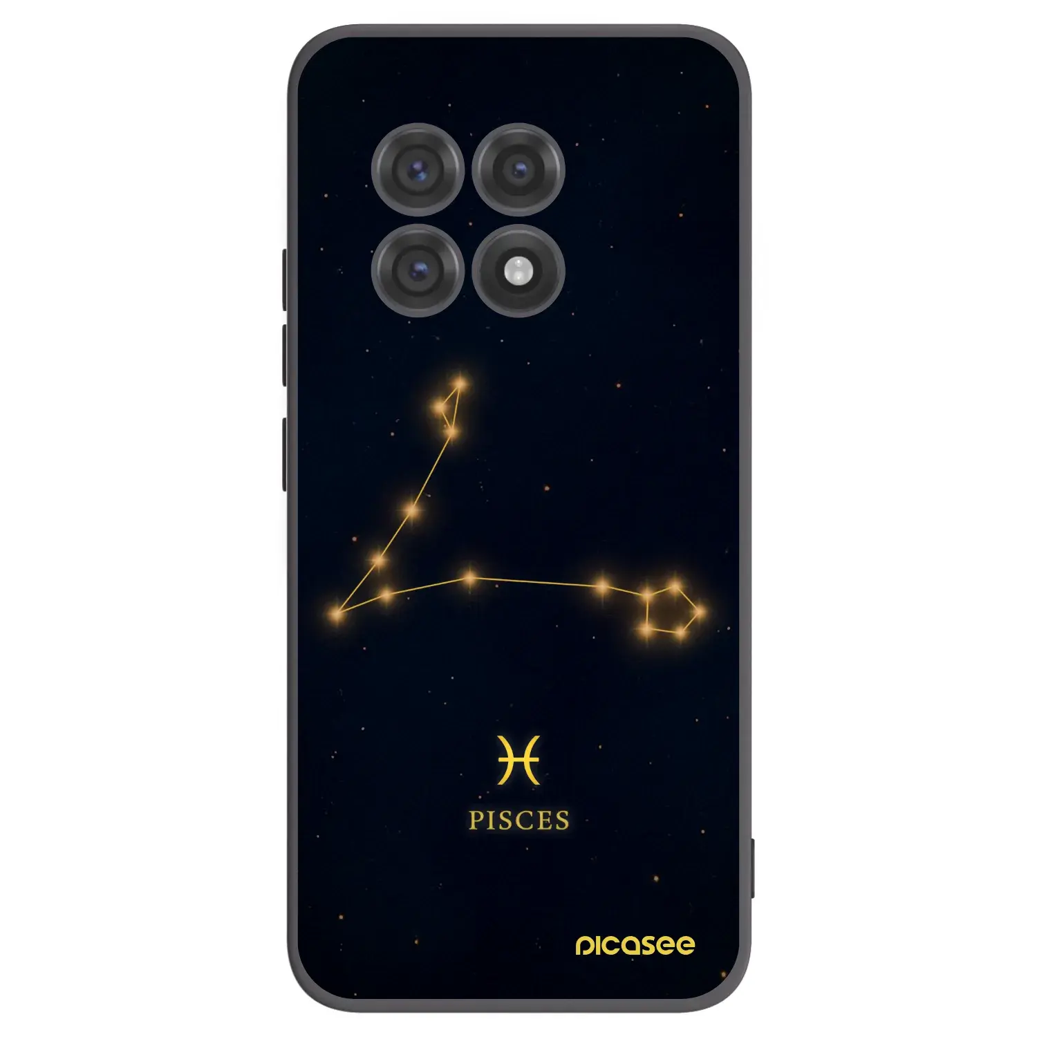 Silikonový černý obal pro OnePlus 13R 5G - PISCES
