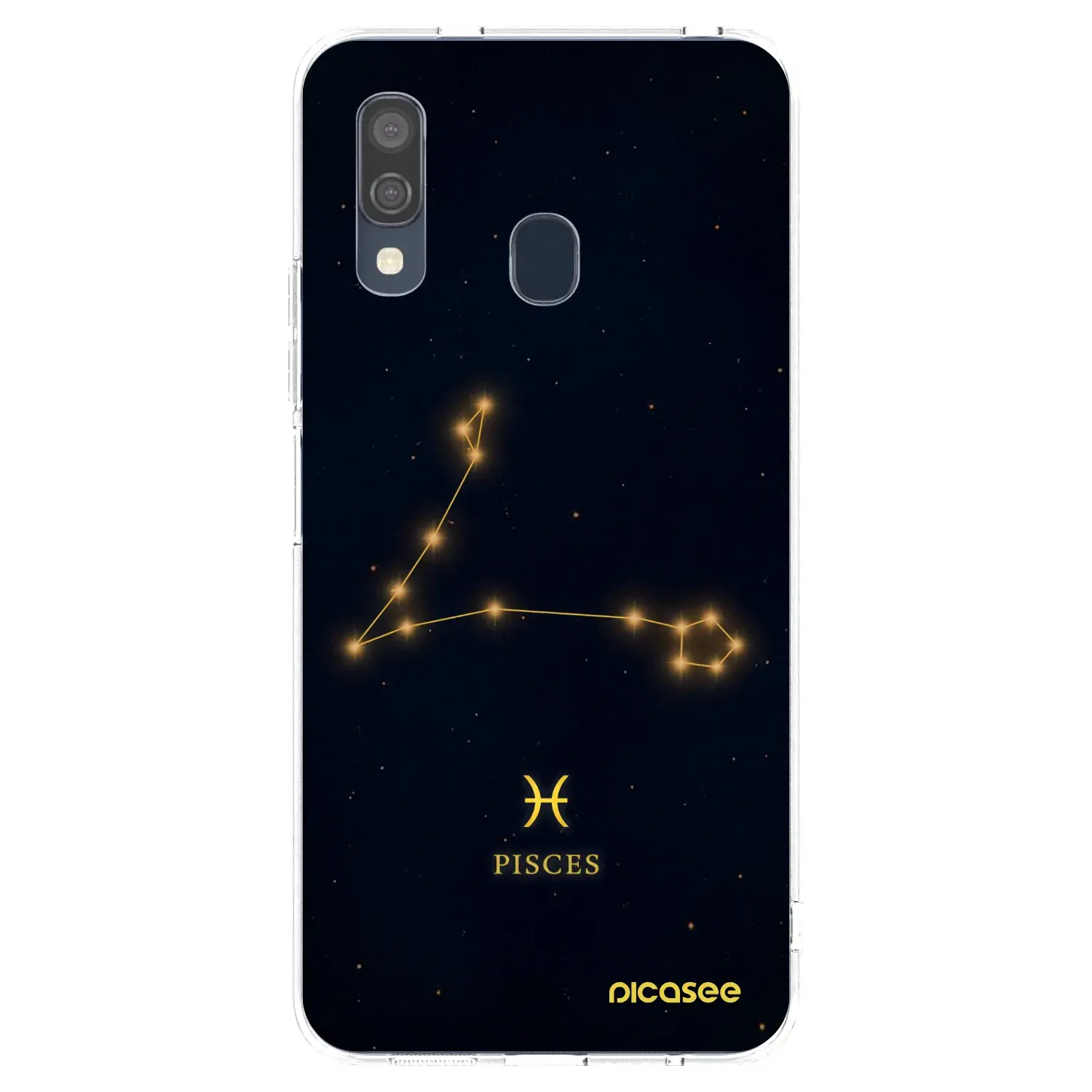 Silikonový průhledný obal pro Samsung Galaxy A40 A405F - PISCES