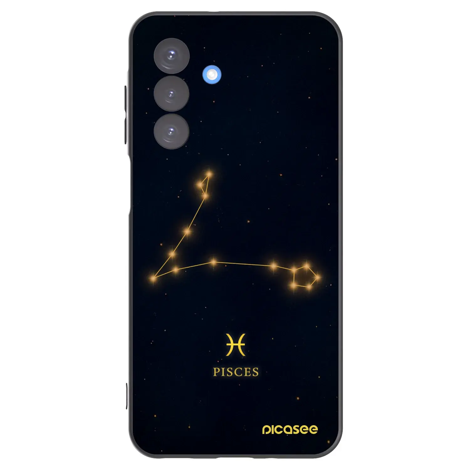 Silikonový černý obal pro Samsung Galaxy A17 5G - PISCES