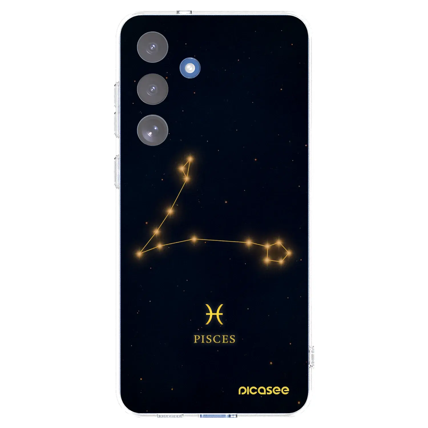 Silikonový průhledný obal pro Samsung Galaxy S25 FE 5G - PISCES