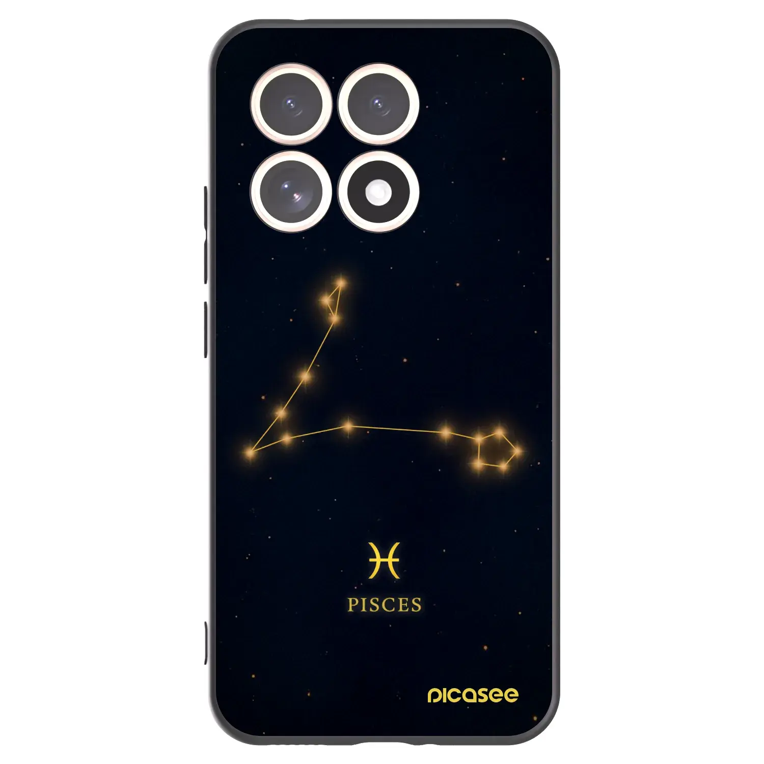 Silikonový černý obal pro Xiaomi 15T - PISCES