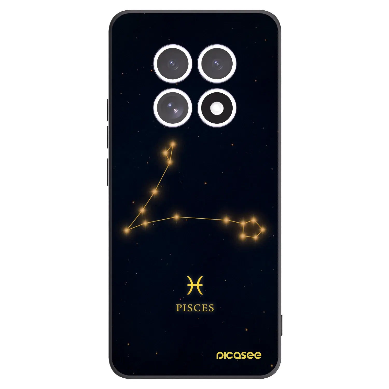 Silikonový černý obal pro Xiaomi Redmi Note 15 4G - PISCES