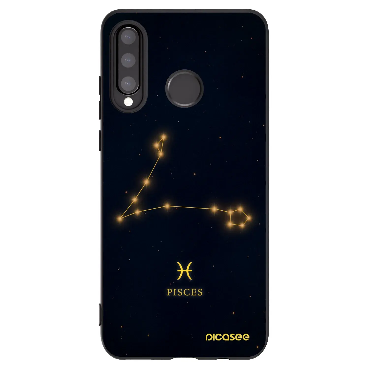 Silikonový černý obal pro Huawei P30 Lite - PISCES