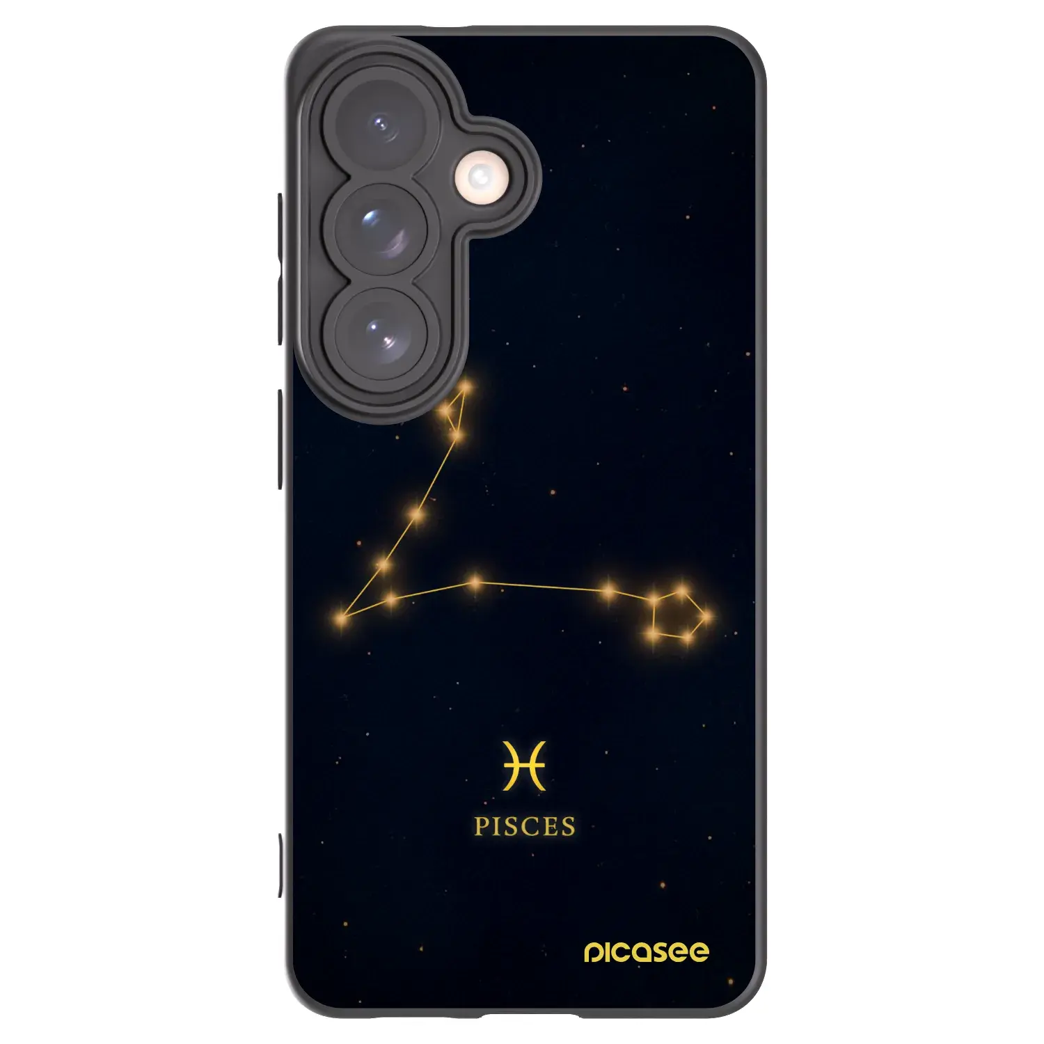 Silikonový černý obal pro Samsung Galaxy S26 - PISCES