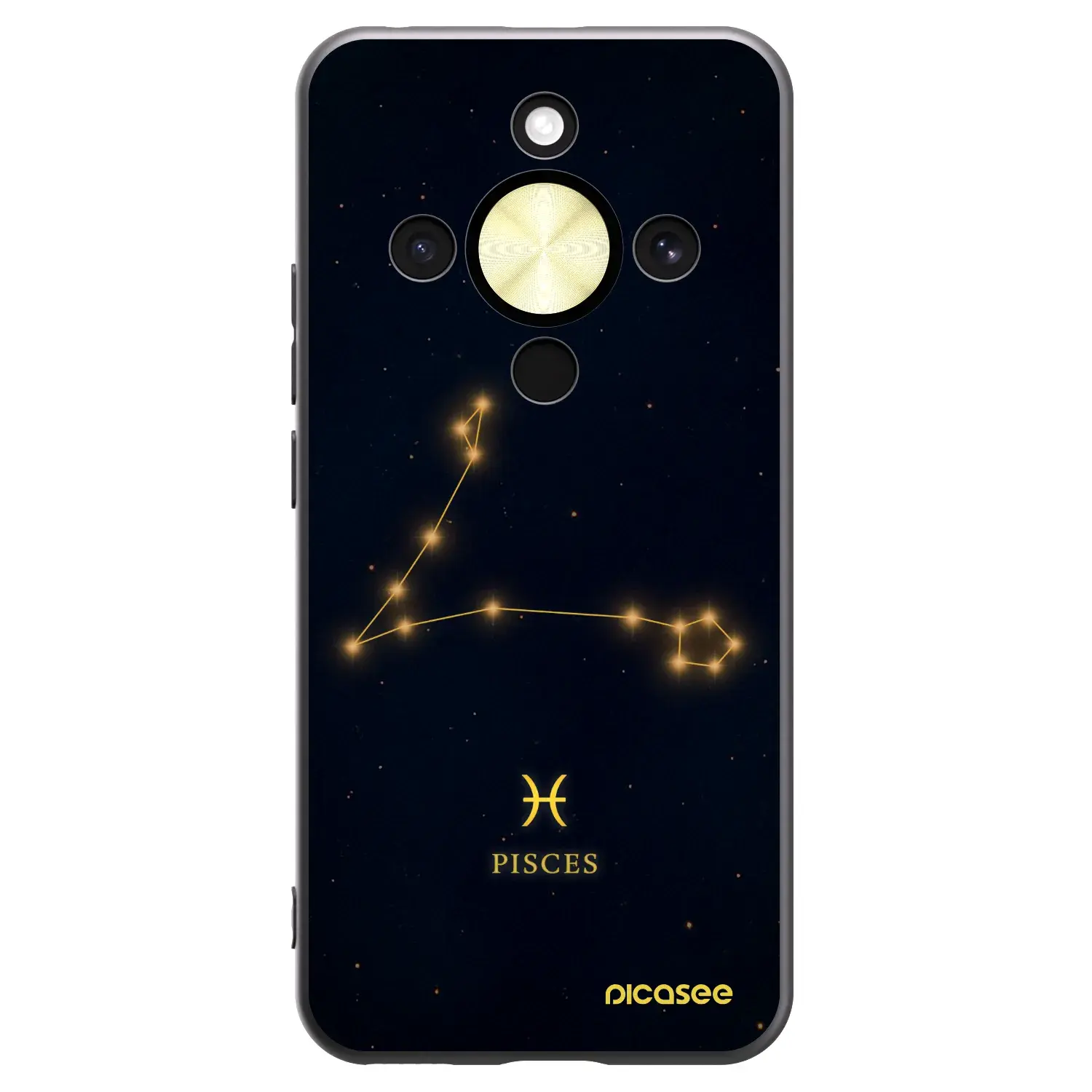 Silikonový černý obal pro Honor Magic8 Lite 5G - PISCES