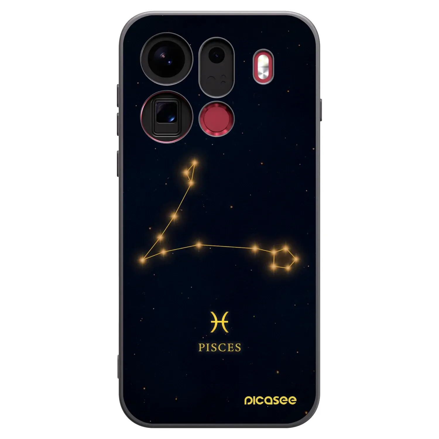 Silikonový černý obal pro OPPO Find X9 Pro - PISCES
