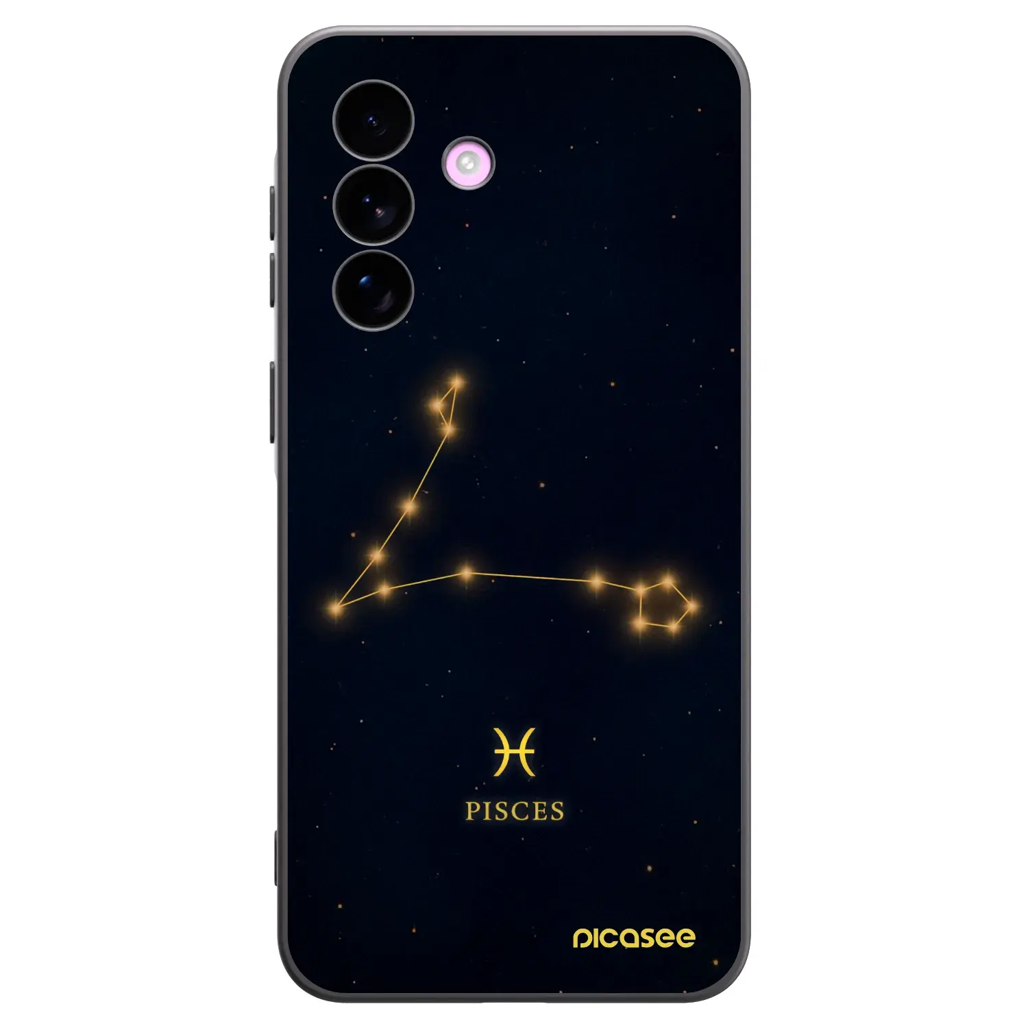 Silikonový černý obal pro Samsung Galaxy A57 5G - PISCES
