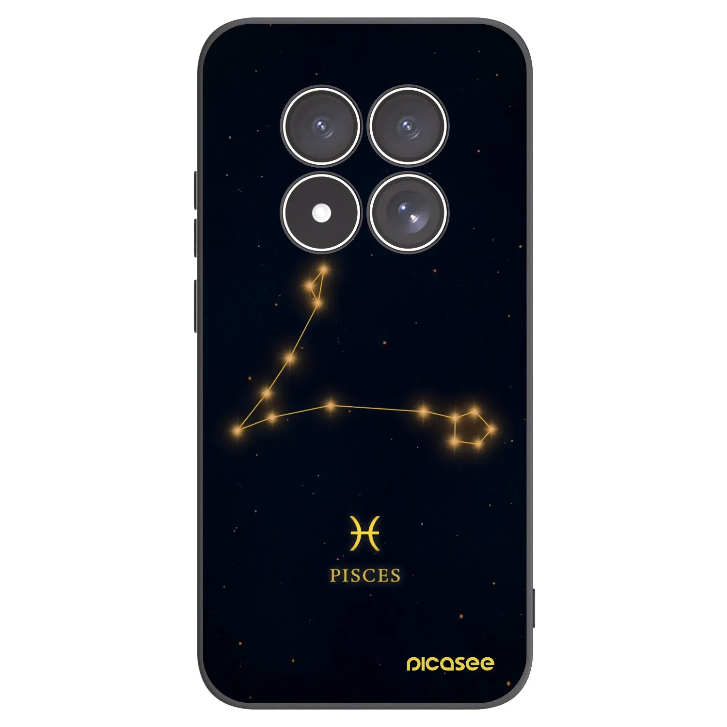 Silikonový černý obal pro Xiaomi Redmi Note 15 Pro 5G - PISCES