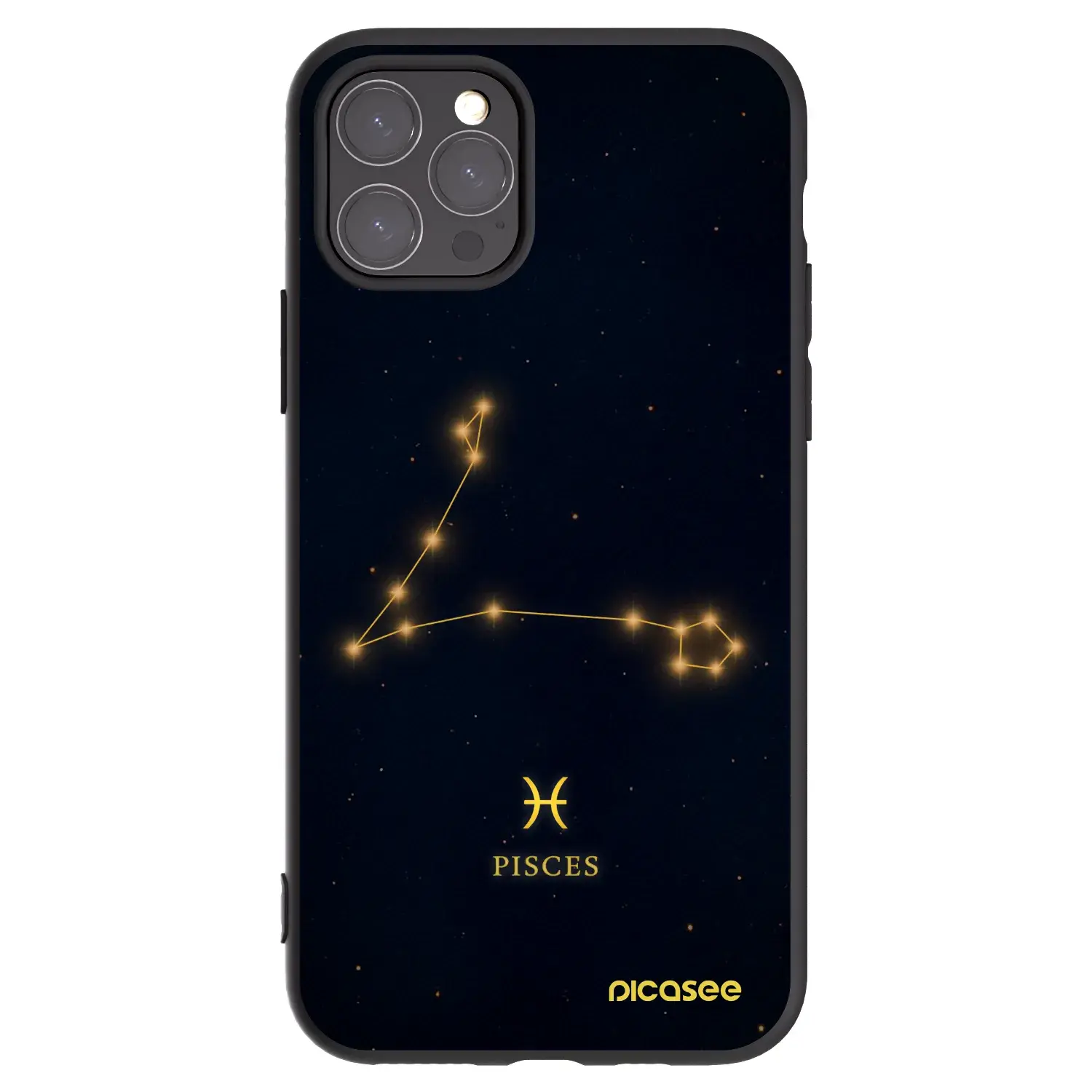 Silikonový černý obal pro Apple iPhone 11 Pro - PISCES