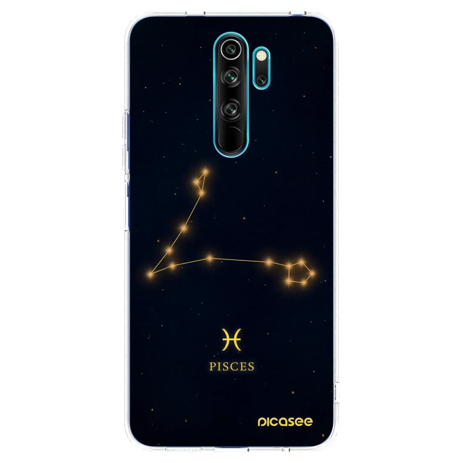 Silikonový průhledný obal pro Xiaomi Redmi Note 8 Pro - PISCES