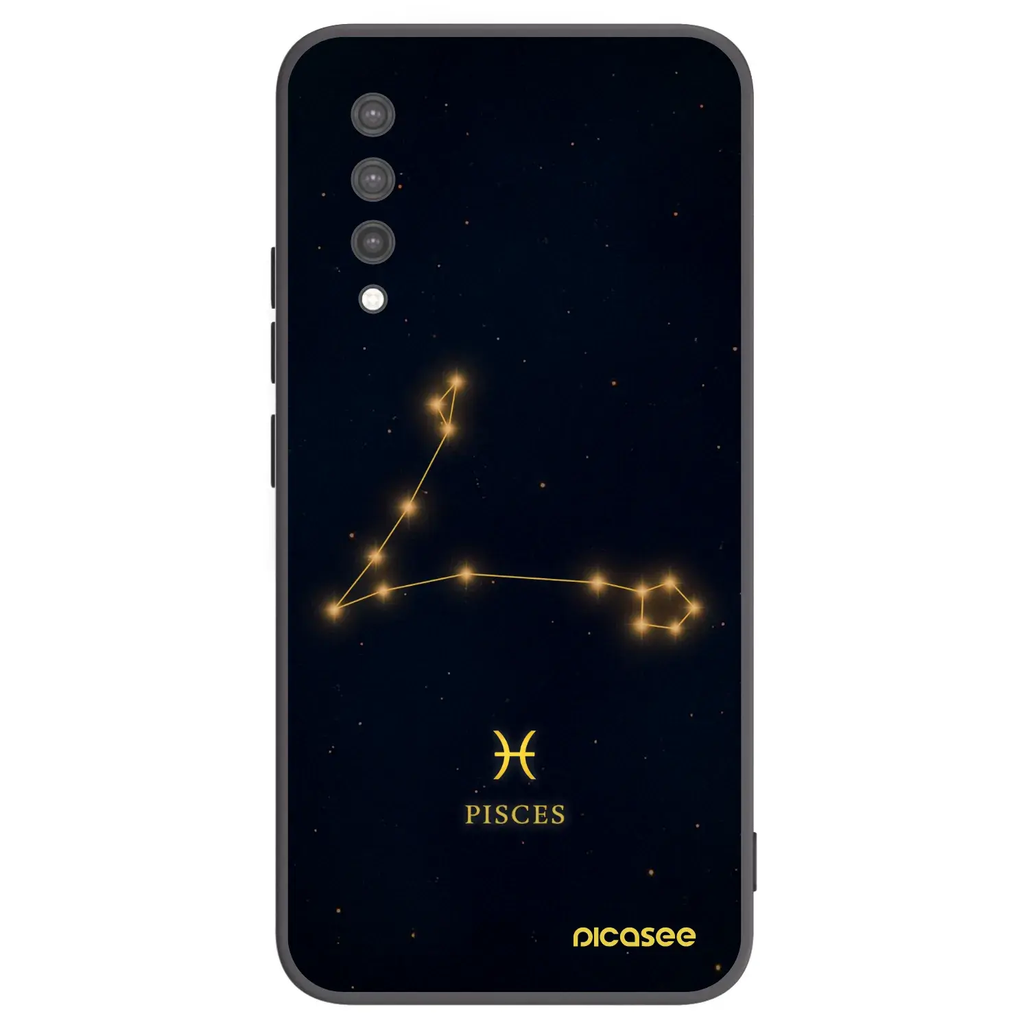 Silikonový černý obal pro Xiaomi Mi 9 Lite - PISCES