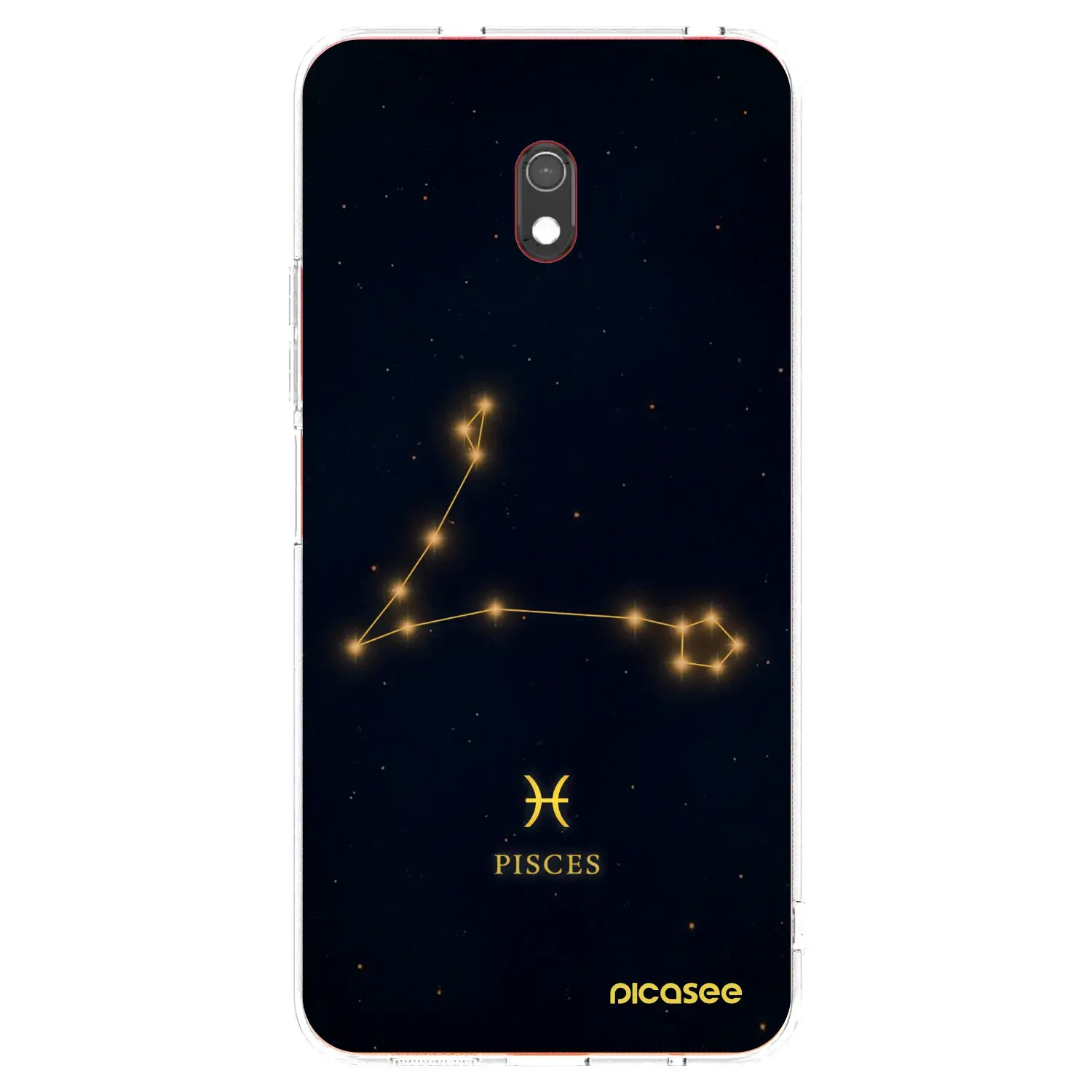 Silikonový průhledný obal pro Xiaomi Redmi 8A - PISCES