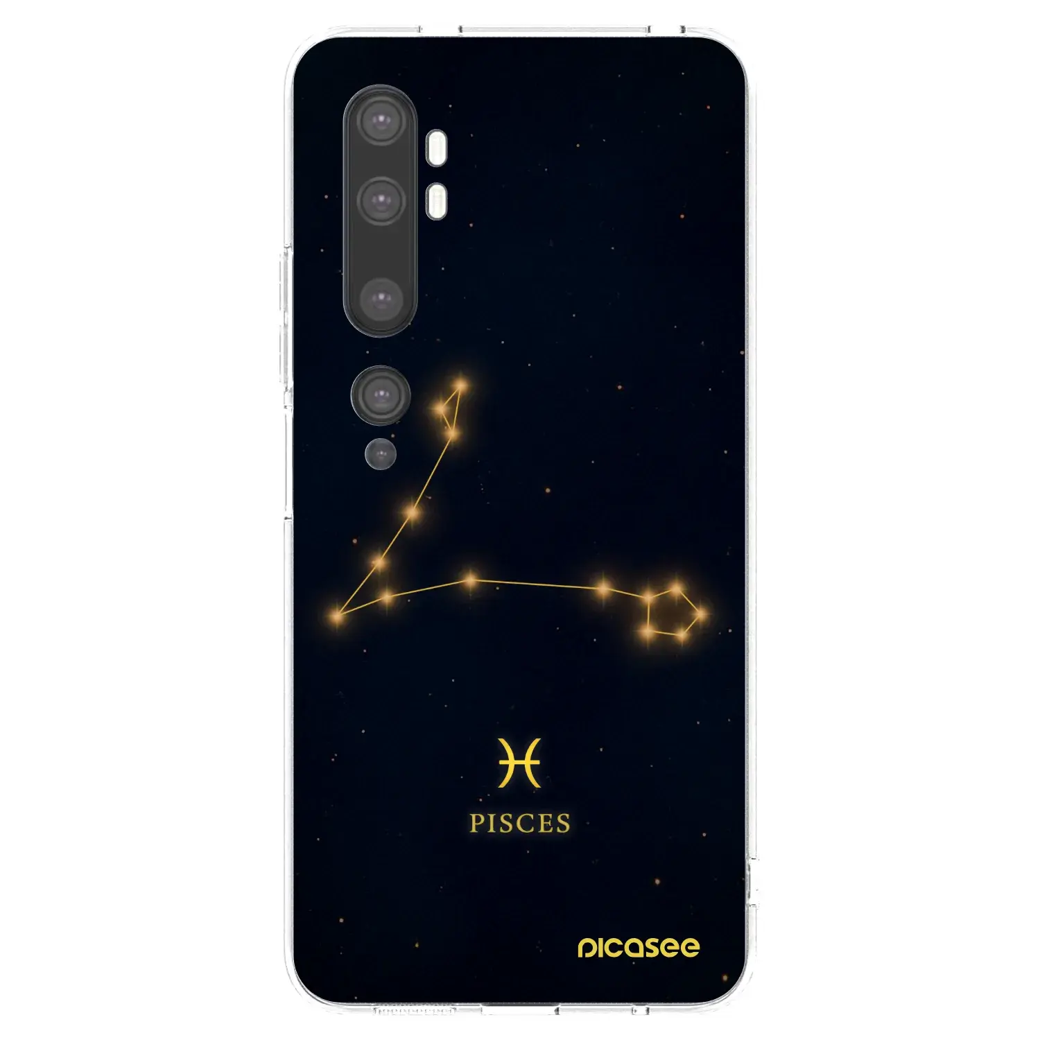 Silikonový průhledný obal pro Xiaomi Mi Note 10 (Pro) - PISCES
