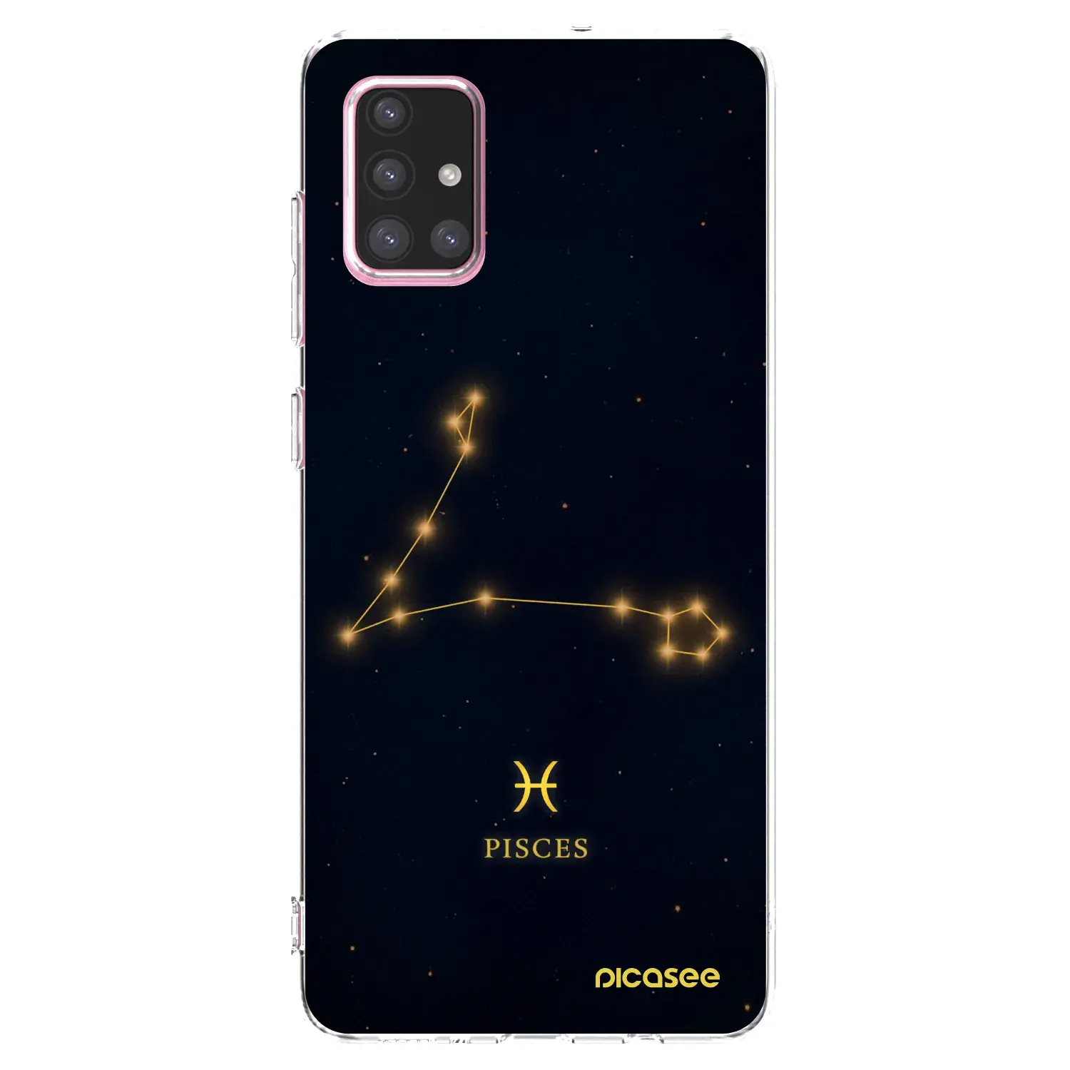 Silikonový průhledný obal pro Samsung Galaxy A71 A715F - PISCES