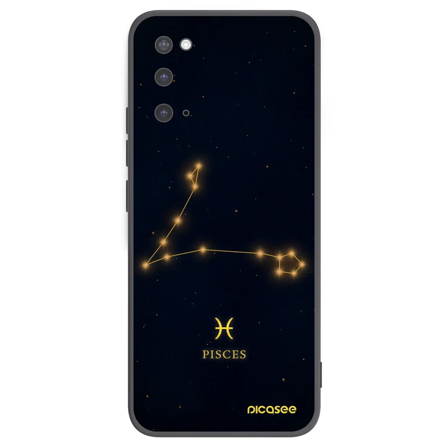 Silikonový černý obal pro Samsung Galaxy S20 G980F - PISCES
