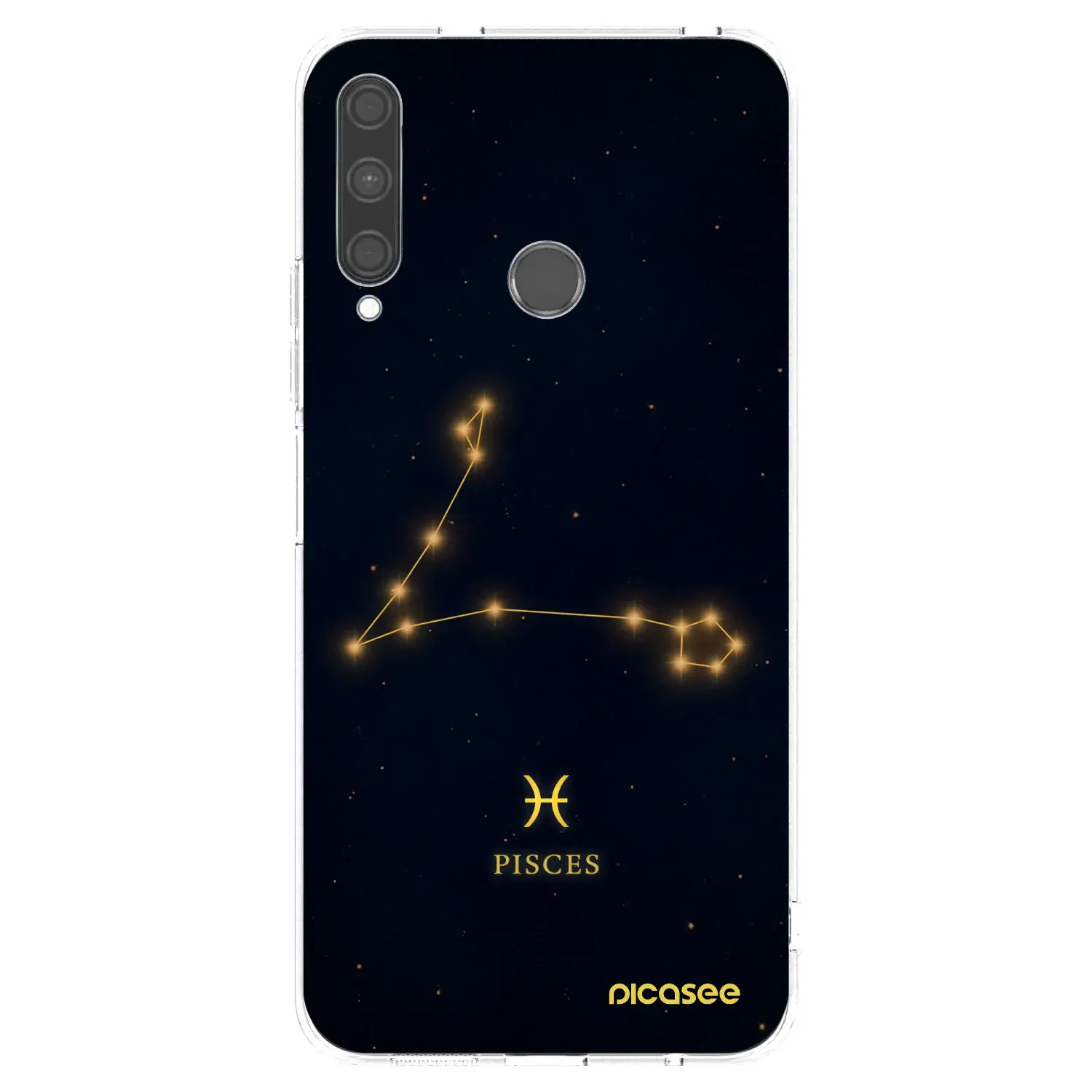Silikonový průhledný obal pro Huawei P40 Lite E - PISCES