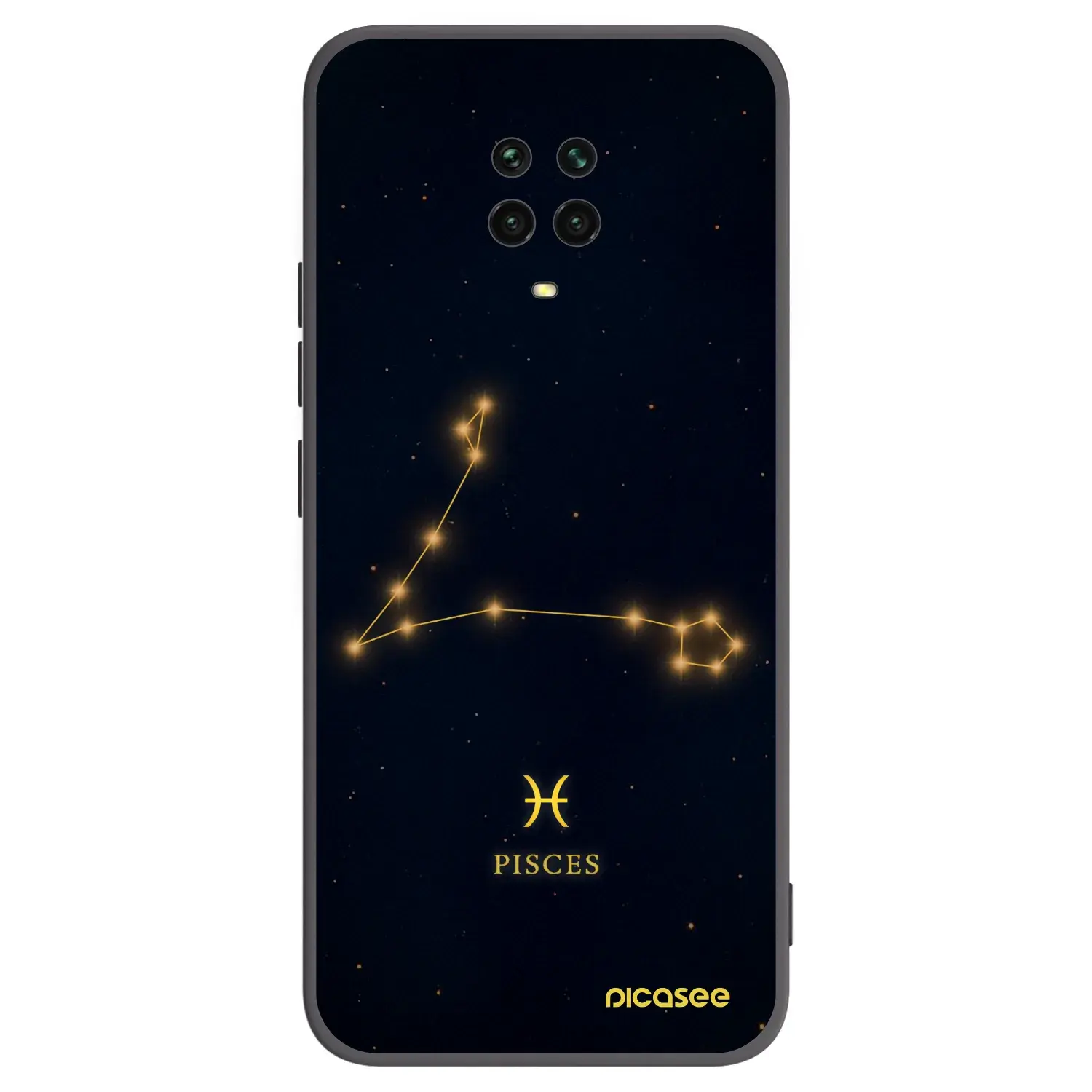 Silikonový černý obal pro Xiaomi Redmi Note 9 Pro - PISCES