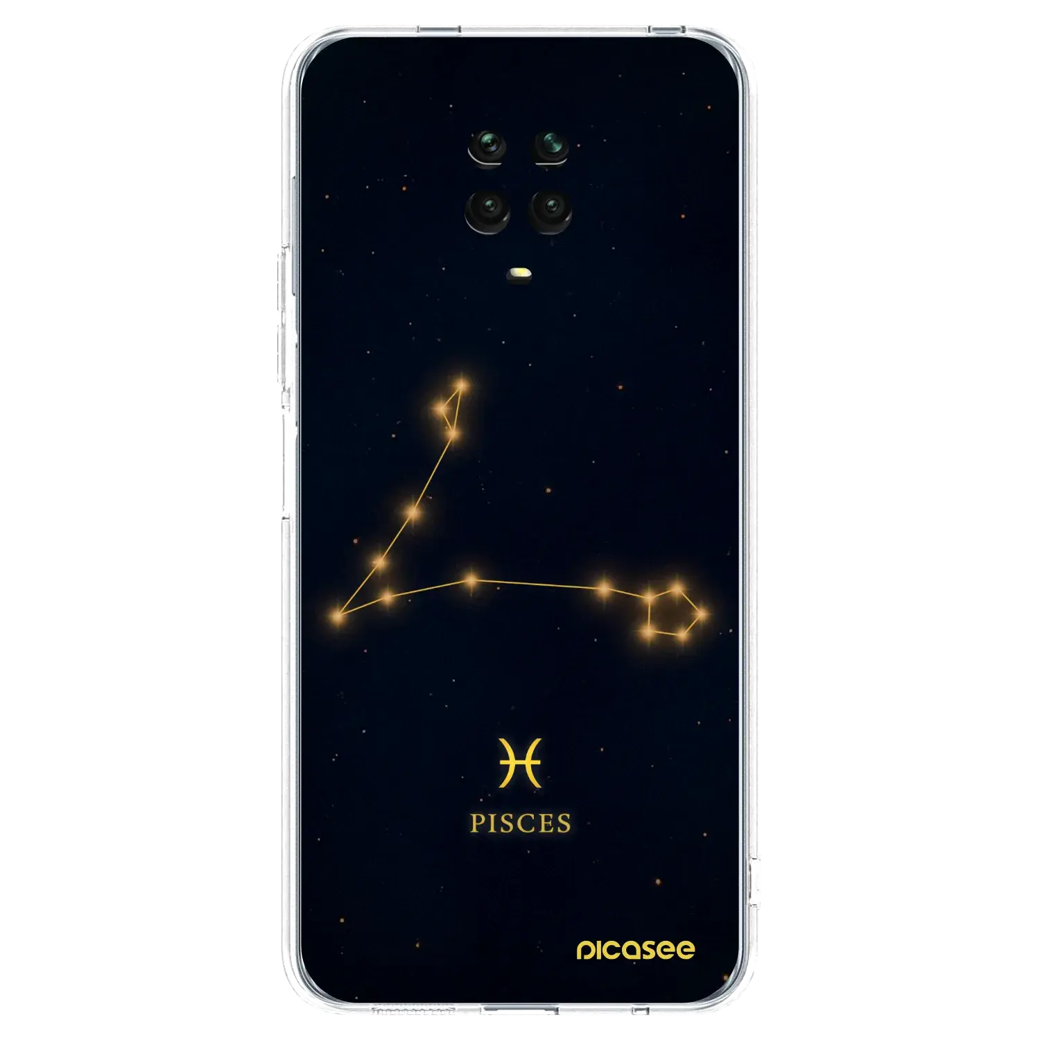 Silikonový průhledný obal pro Xiaomi Redmi Note 9S - PISCES