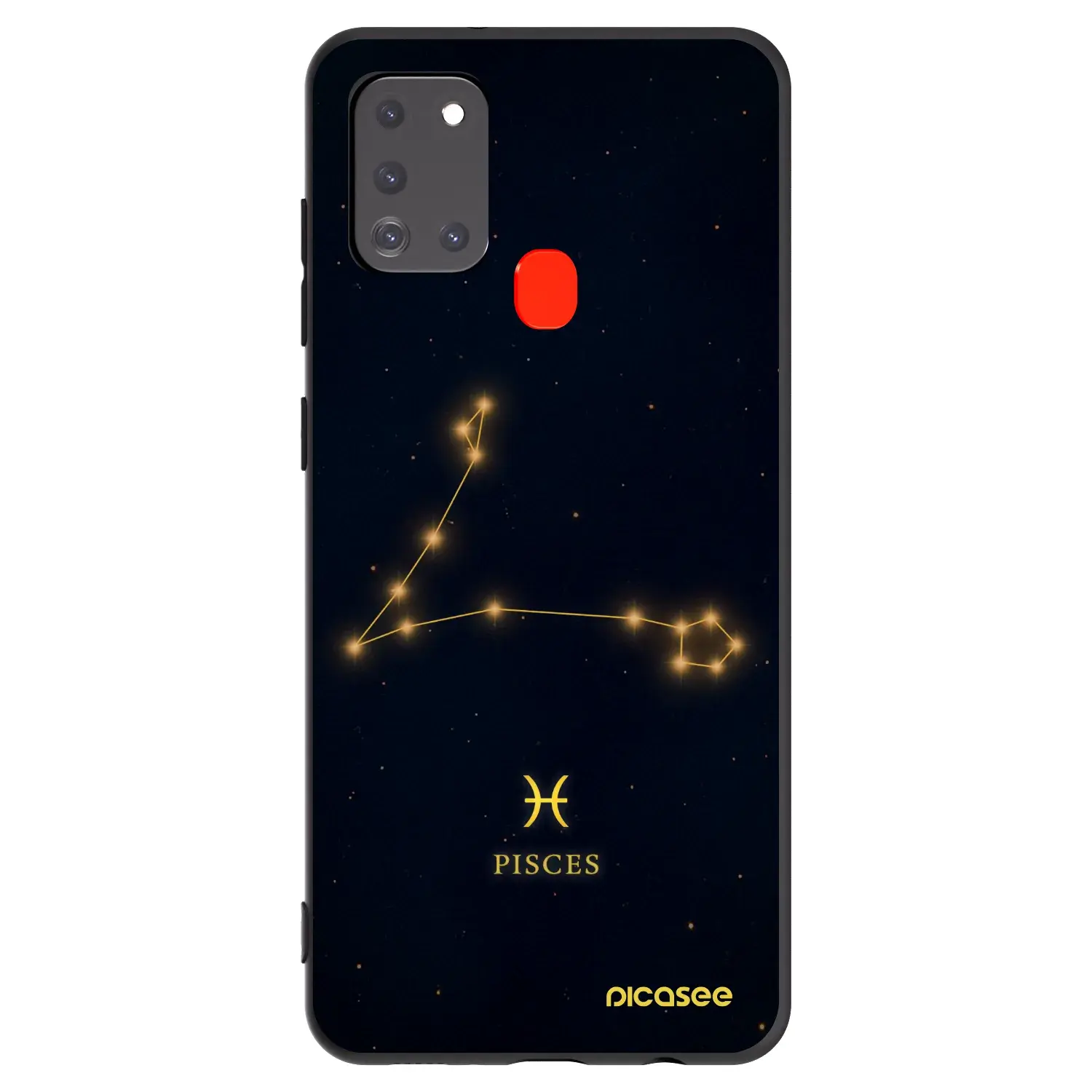 Silikonový černý obal pro Samsung Galaxy A21s - PISCES