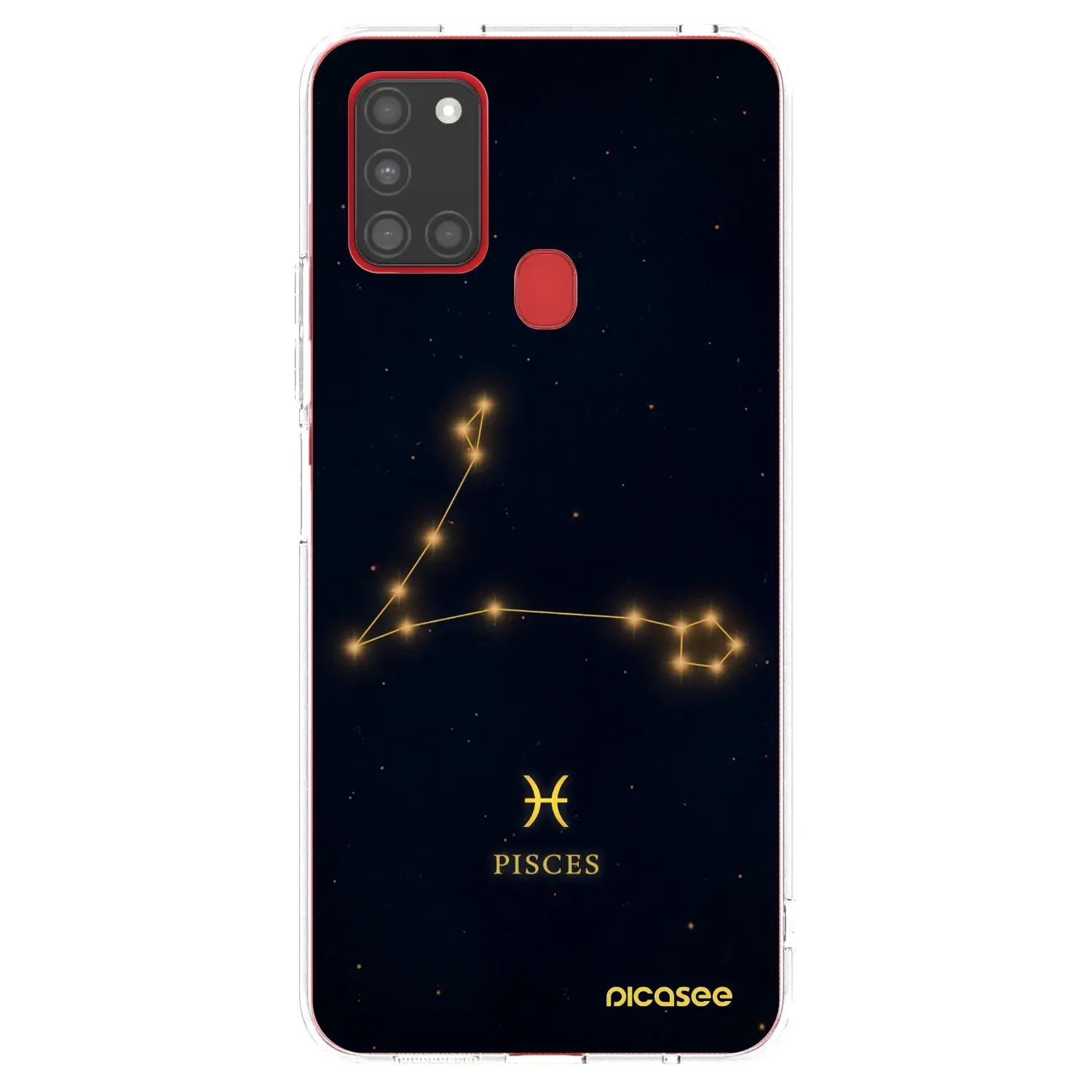Silikonový průhledný obal pro Samsung Galaxy A21s - PISCES