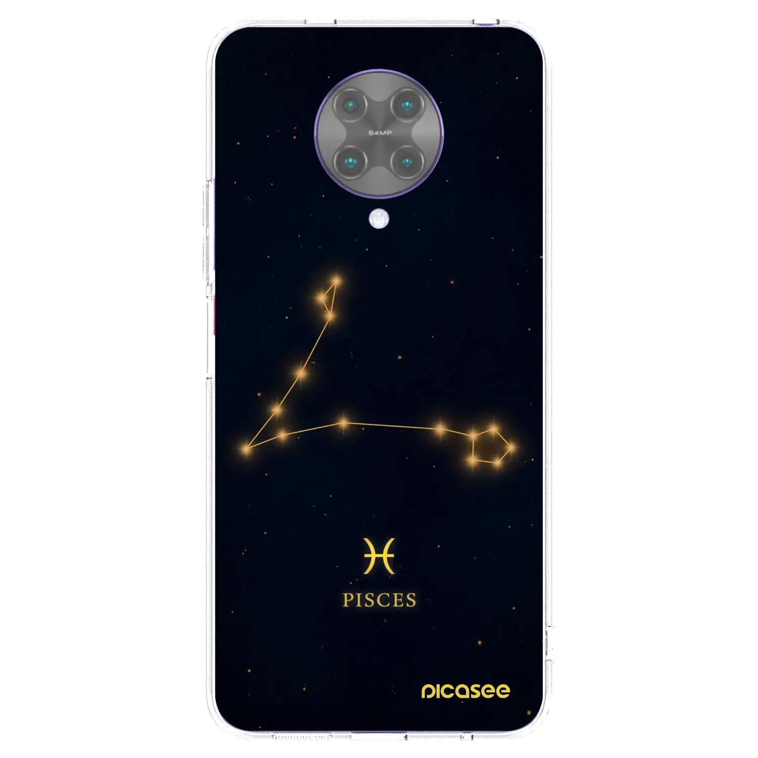 Silikonový průhledný obal pro Xiaomi Poco F2 Pro - PISCES