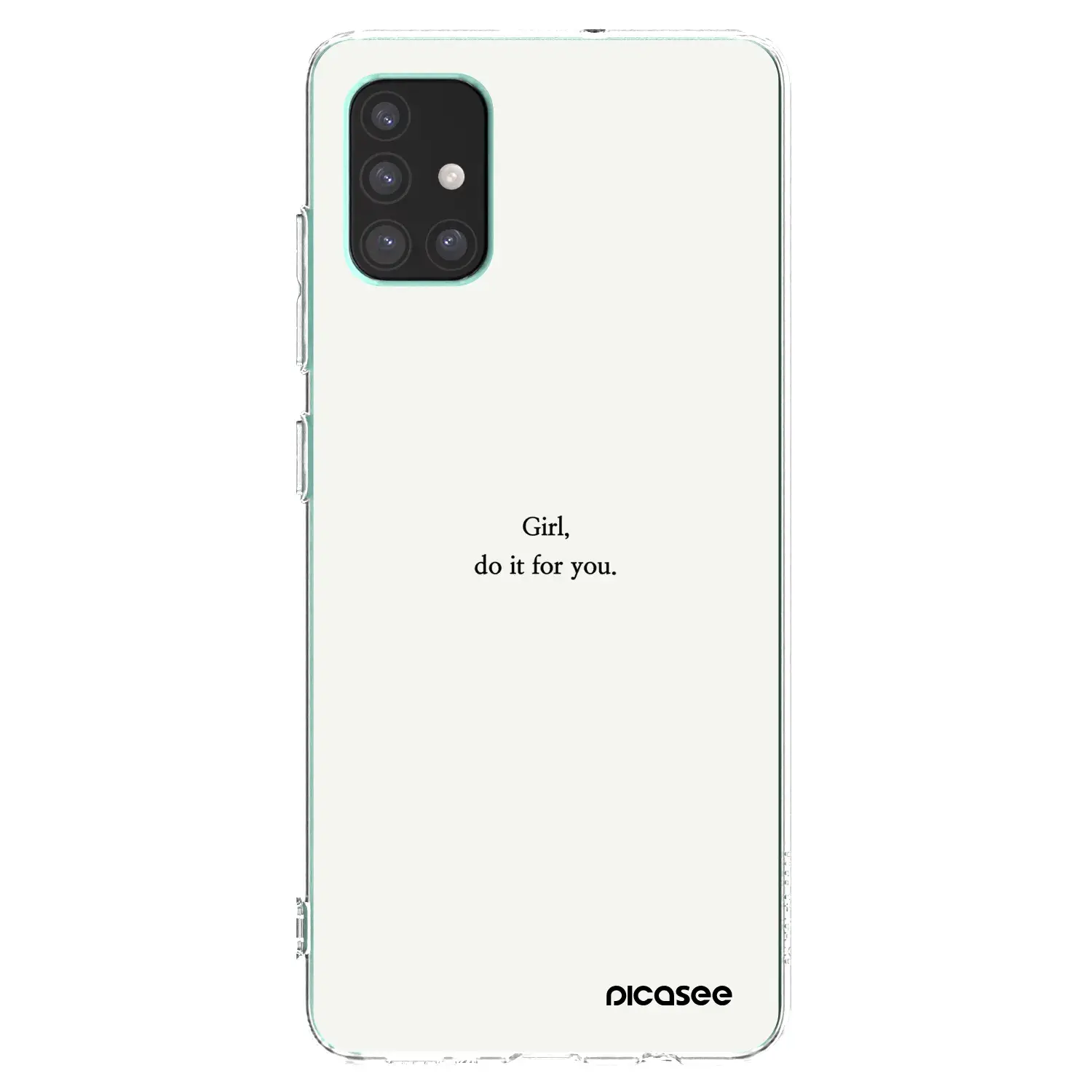 Silikonový průhledný obal pro Samsung Galaxy M51 M515F - Girl, do it for you