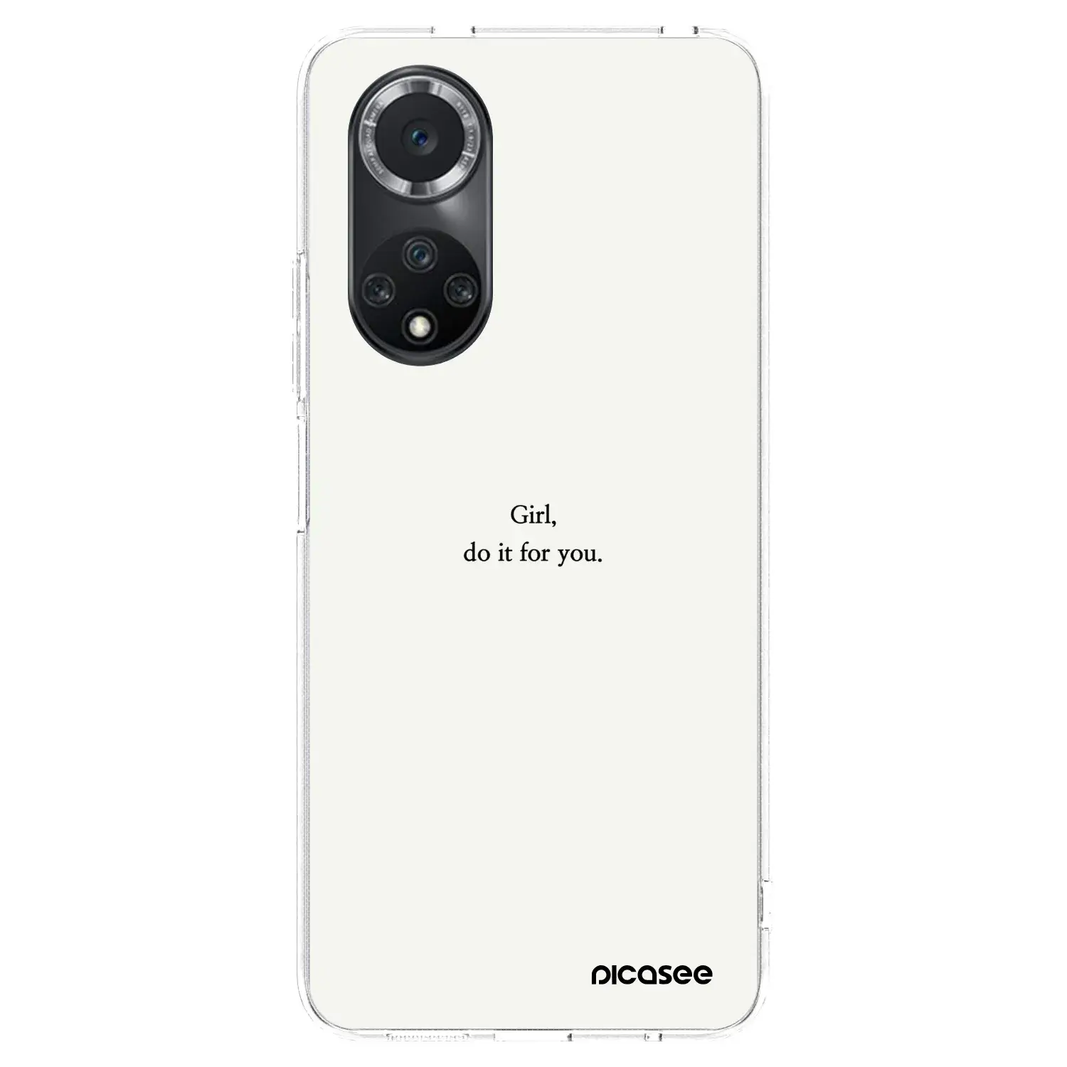 Silikonový průhledný obal pro Huawei Nova 9 SE - Girl, do it for you