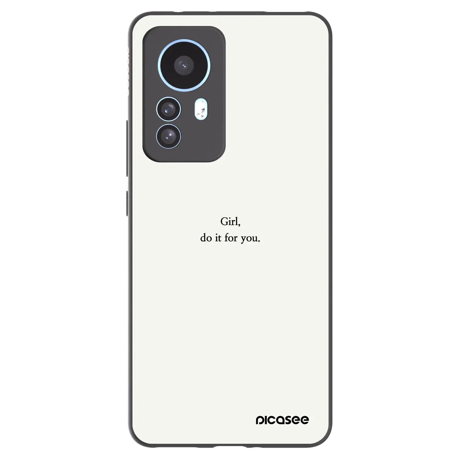 Silikonový černý obal pro Xiaomi 12T Pro - Girl, do it for you