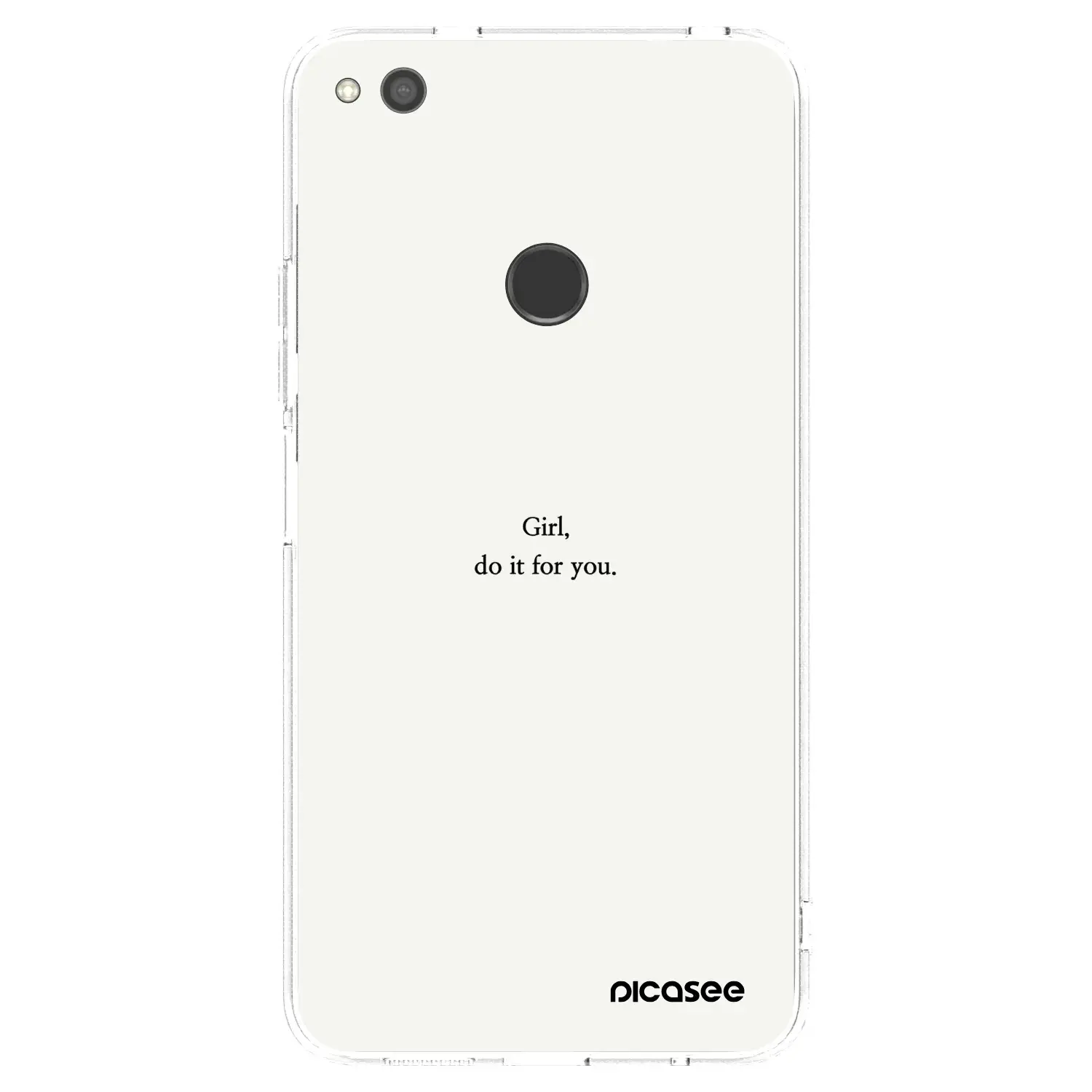 Silikonový průhledný obal pro Huawei P9 Lite 2017 - Girl, do it for you