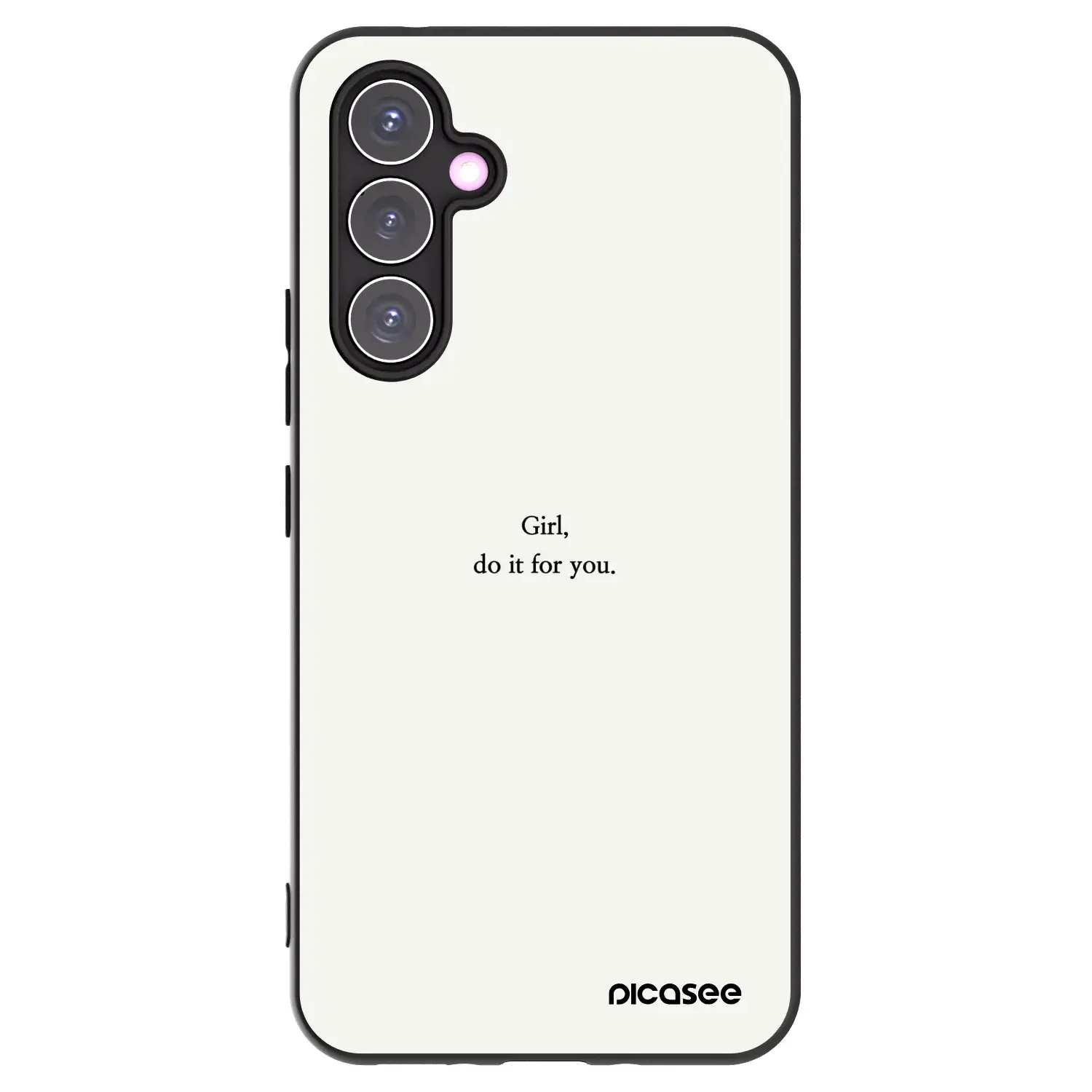 Silikonový černý obal pro Samsung Galaxy A54 5G A546B - Girl, do it for you