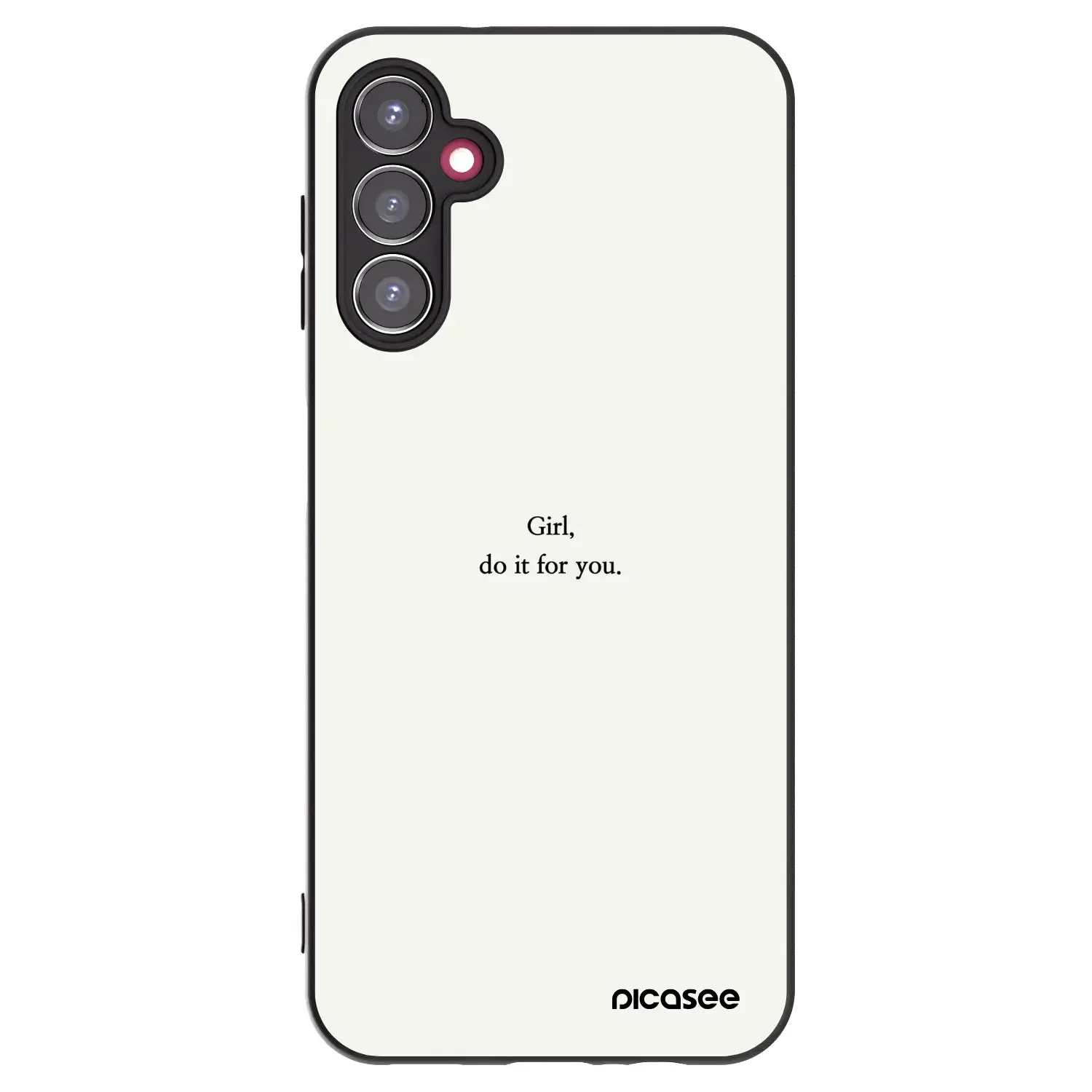 Silikonový černý obal pro Samsung Galaxy A14 4G A145R - Girl, do it for you