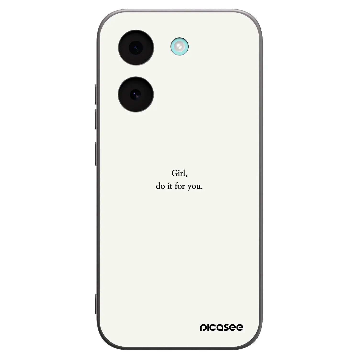 Silikonový černý obal pro Xiaomi Poco X8 Pro - Girl, do it for you