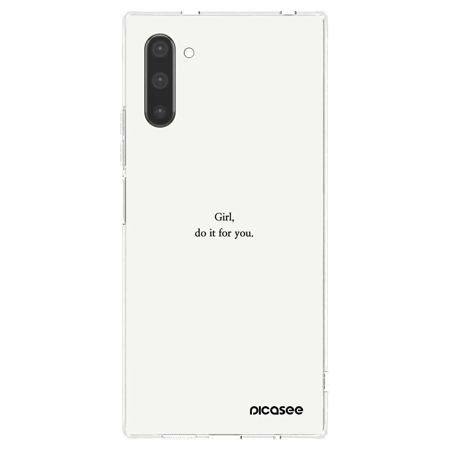 Silikonový průhledný obal pro Samsung Galaxy Note 10 N970F - Girl, do it for you