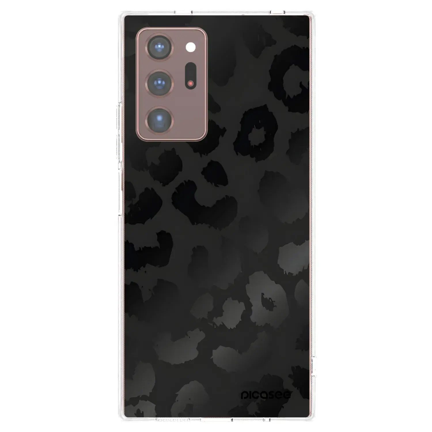 Silikonový průhledný obal pro Samsung Galaxy Note 20 Ultra - Midnight Leopard