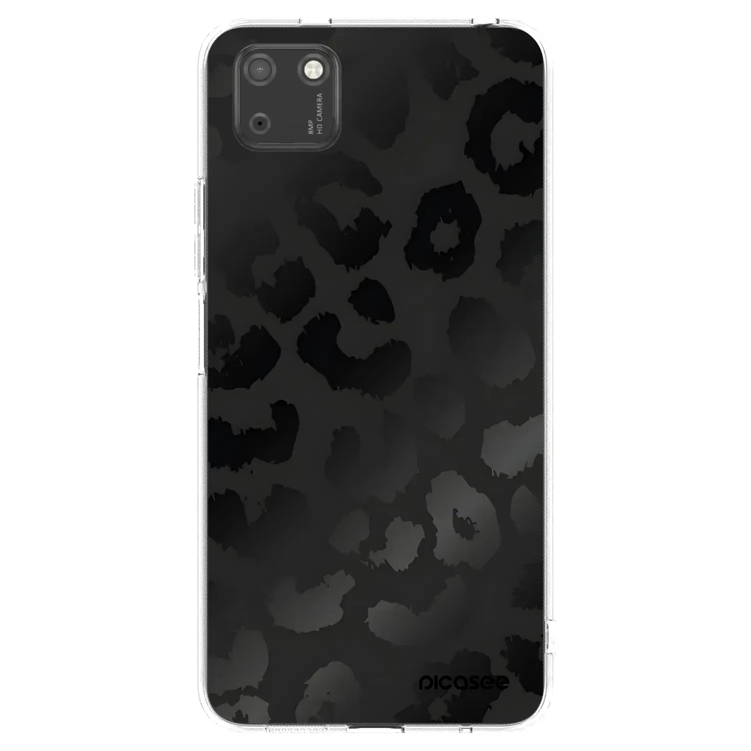 Silikonový průhledný obal pro Huawei Y5P - Midnight Leopard