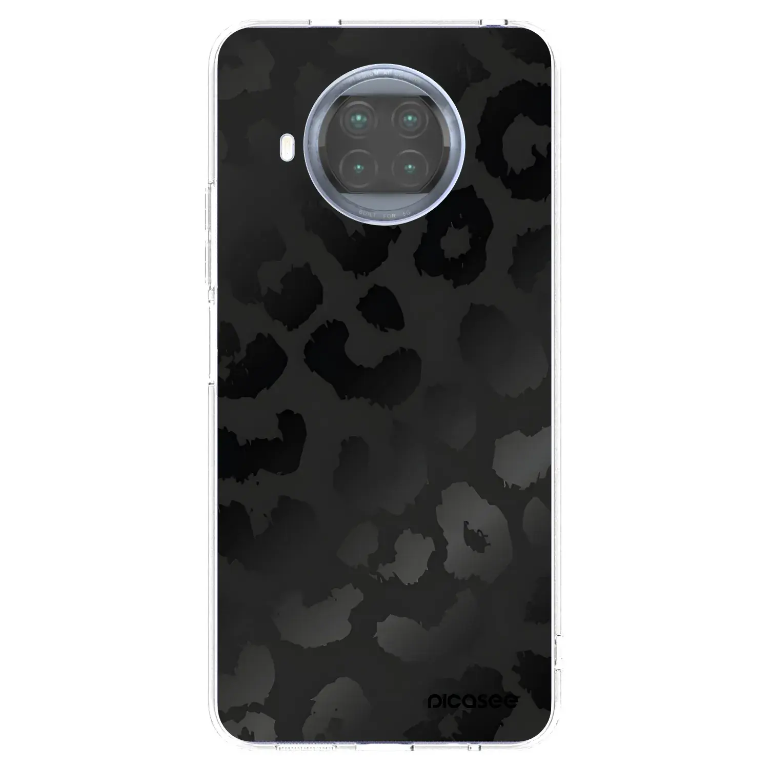Silikonový průhledný obal pro Xiaomi Mi 10T Lite - Midnight Leopard