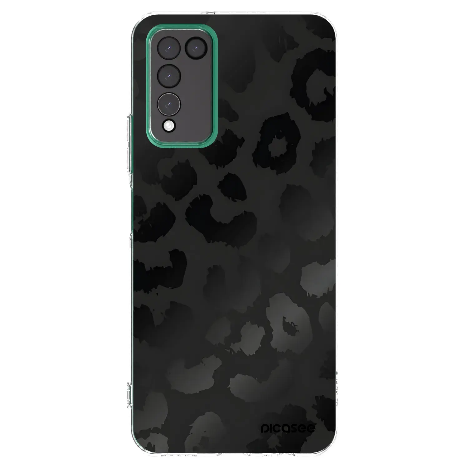 Silikonový průhledný obal pro Honor 10X Lite - Midnight Leopard