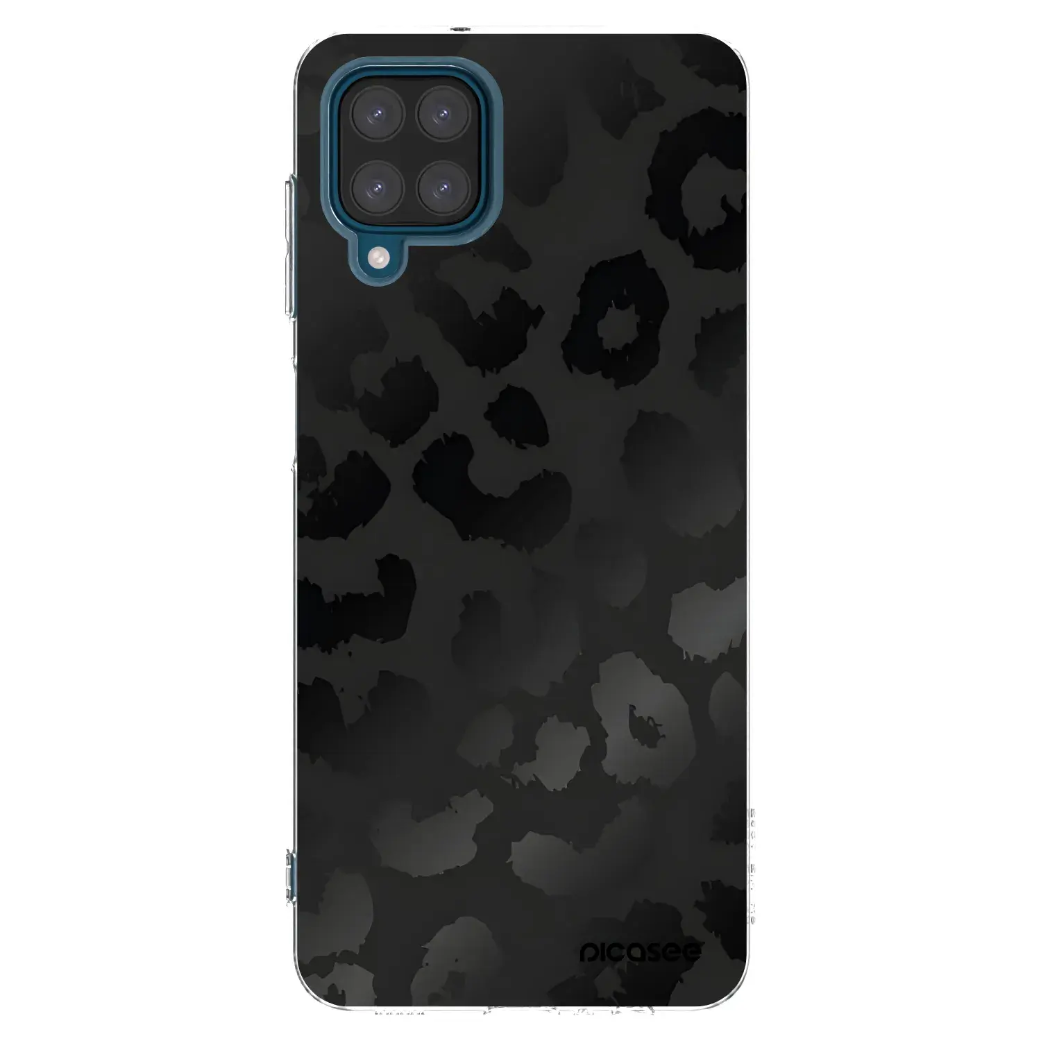 Silikonový průhledný obal pro Samsung Galaxy A12 A125F - Midnight Leopard