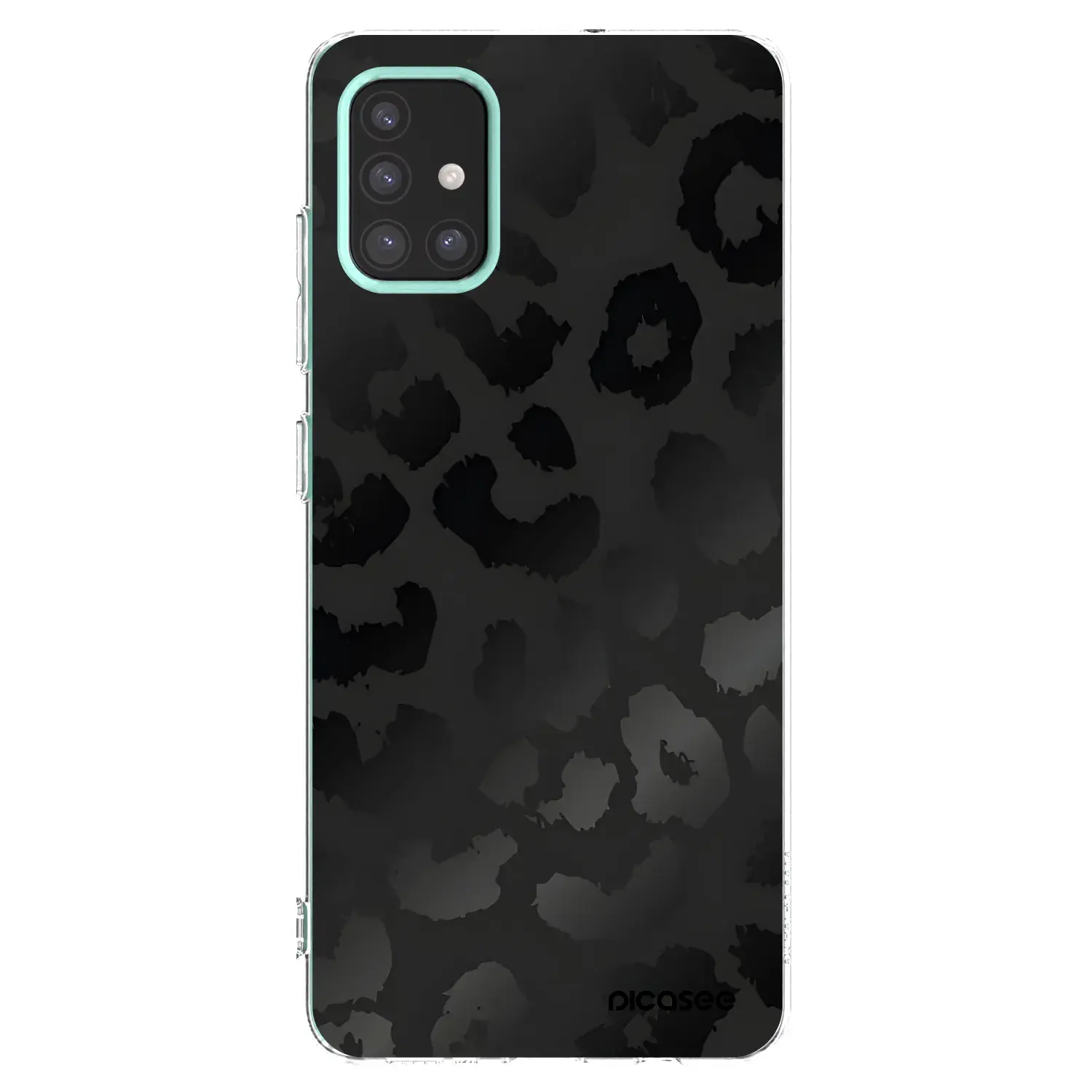 Silikonový průhledný obal pro Samsung Galaxy M31s - Midnight Leopard