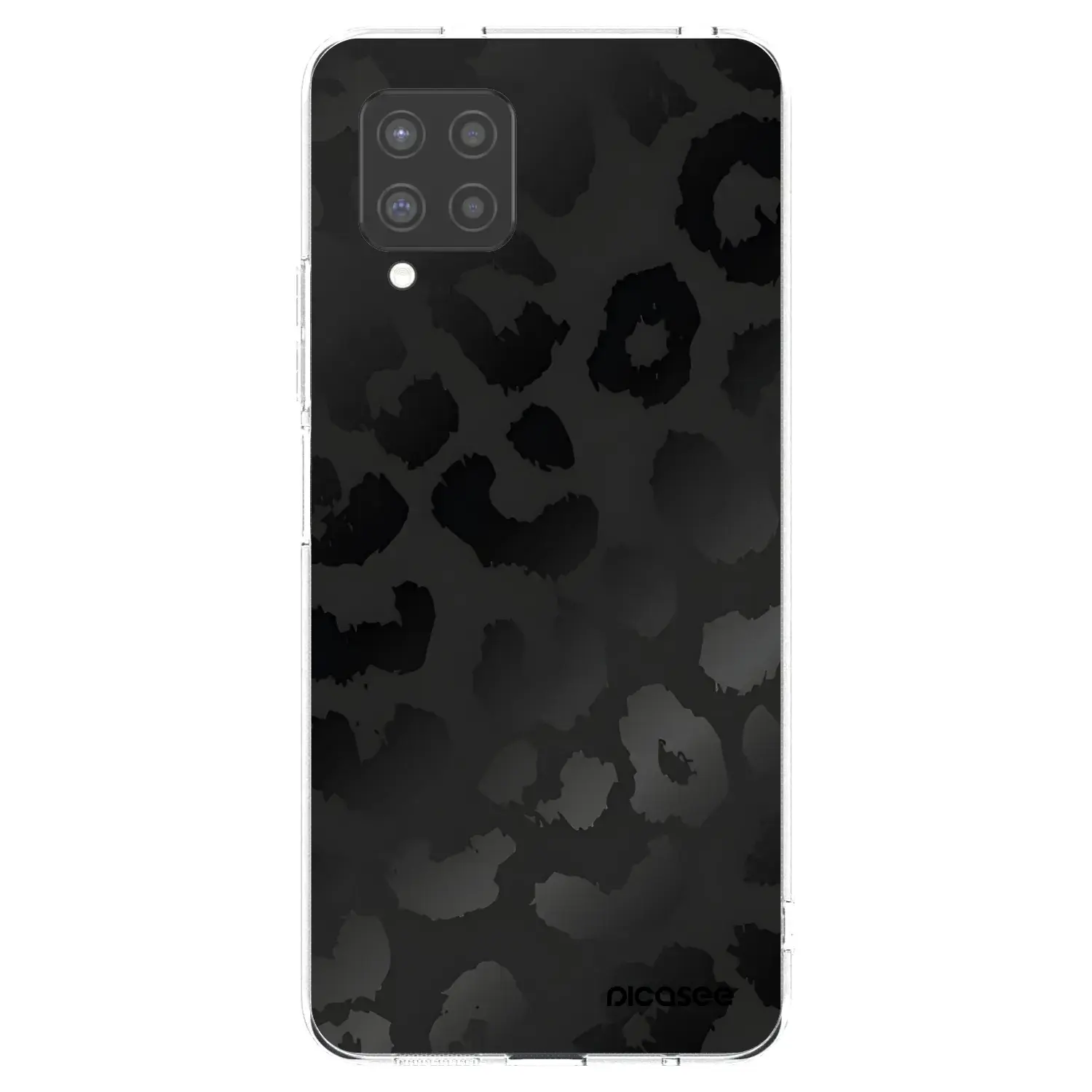 Silikonový průhledný obal pro Samsung Galaxy A42 A426B - Midnight Leopard