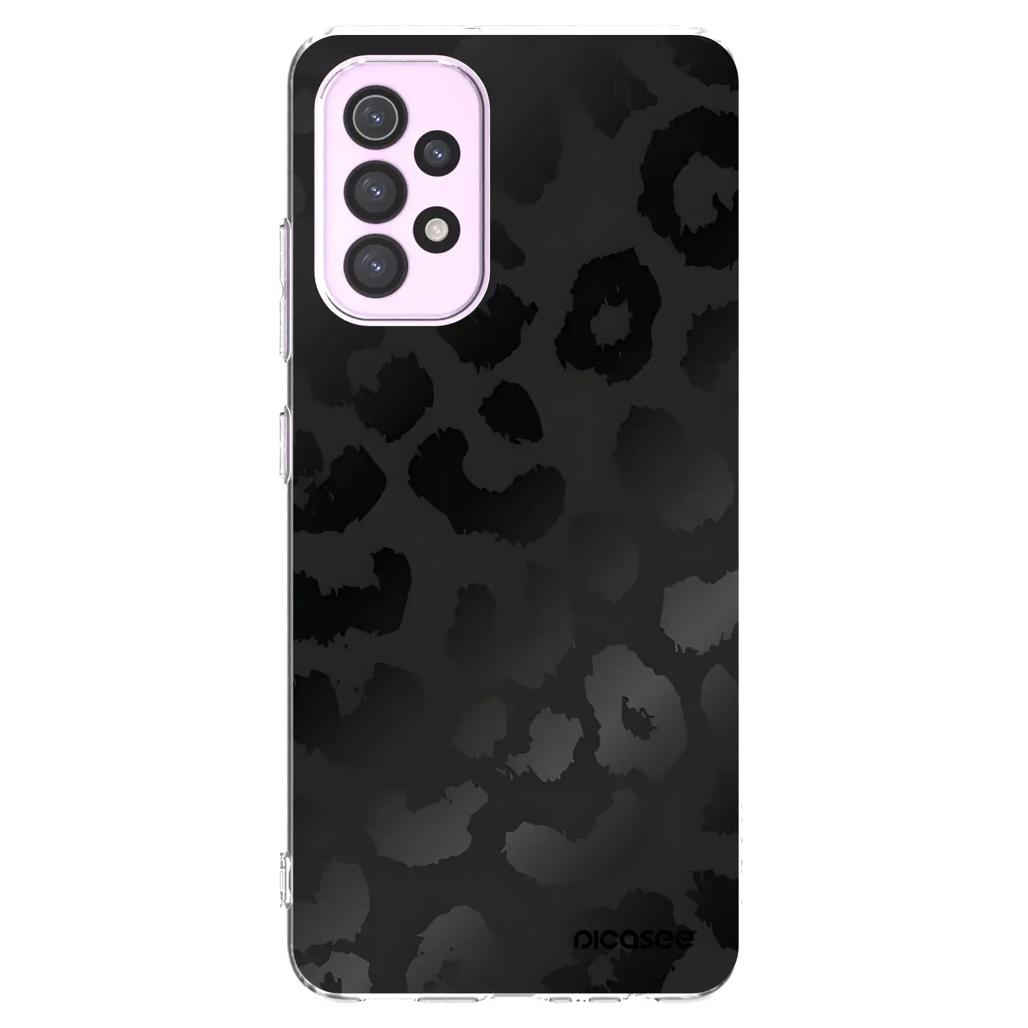 Silikonový průhledný obal pro Samsung Galaxy A32 5G A326B - Midnight Leopard